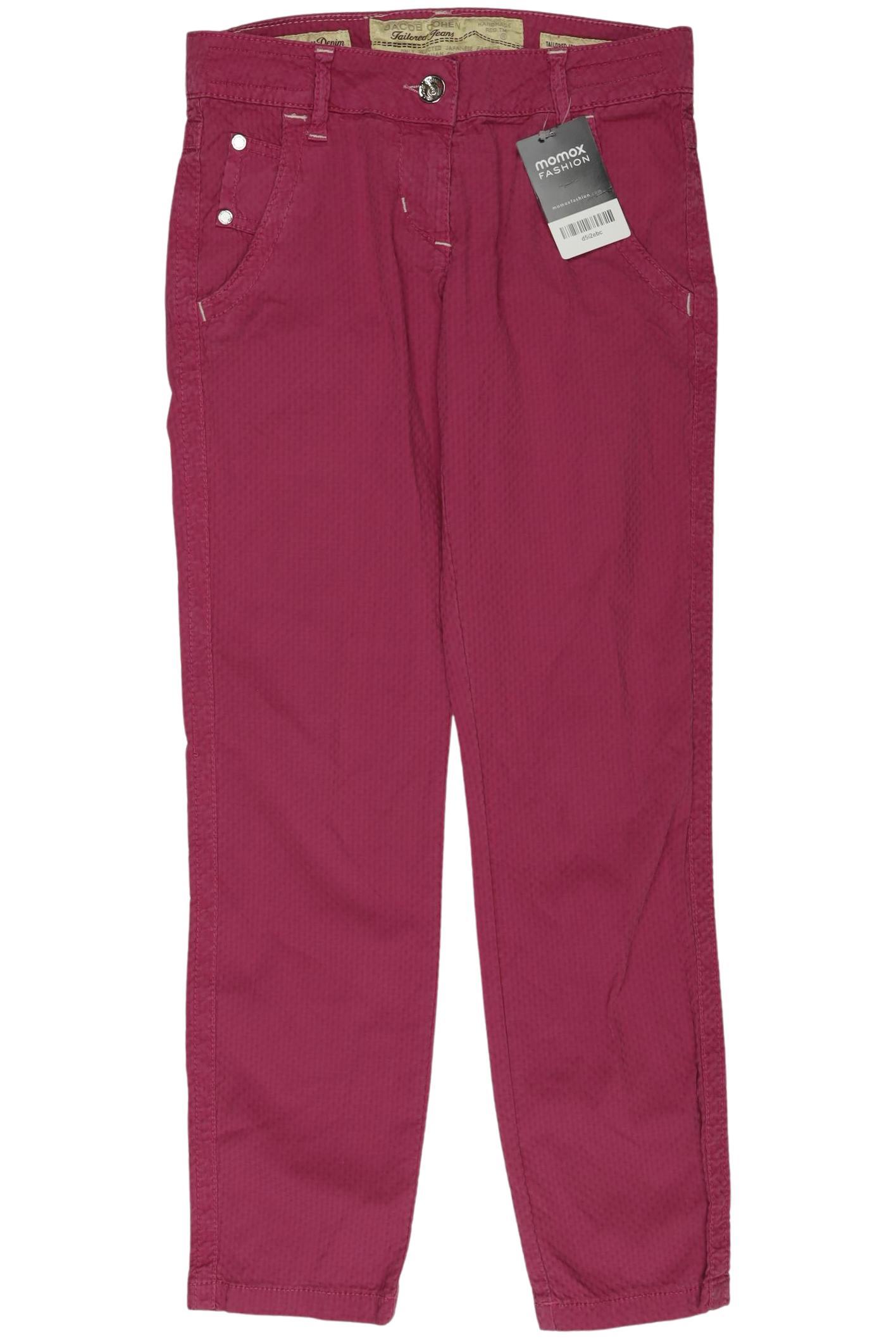 

Jacob Cohen Damen Stoffhose, bordeaux, Gr. 26