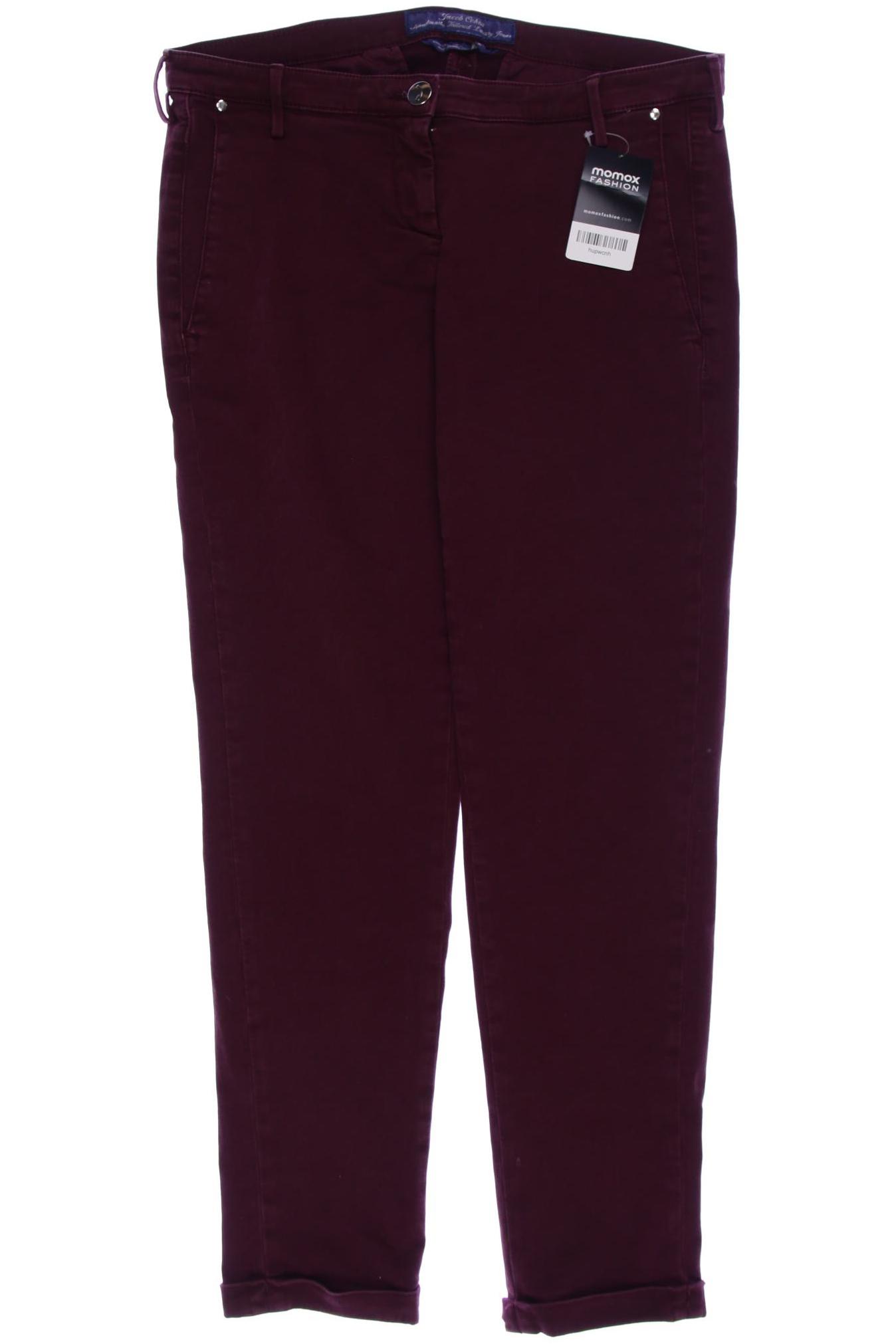 

JACOB COHEN Damen Jeans, bordeaux