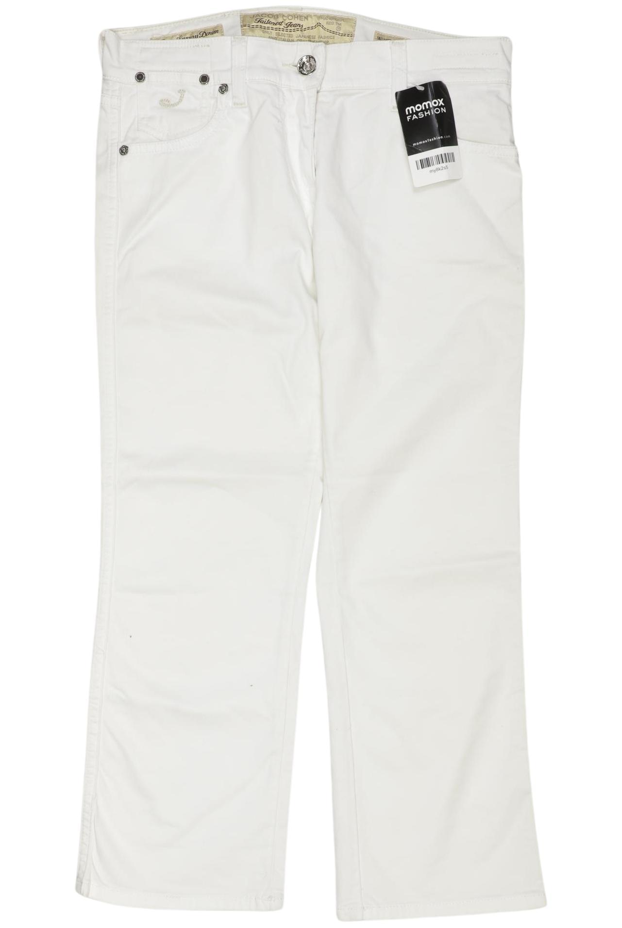 

Jacob Cohen Damen Stoffhose, weiß, Gr. 26