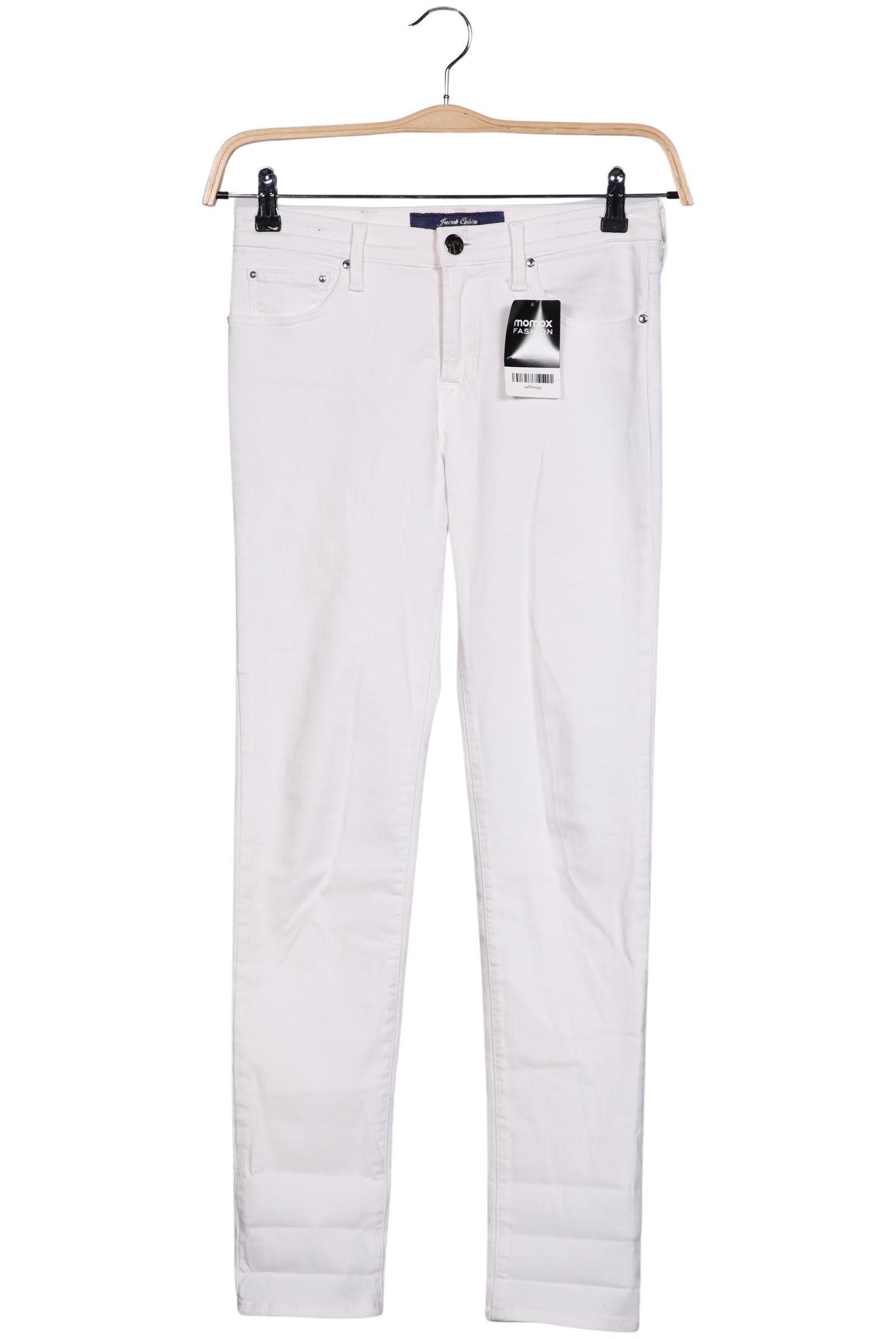 

Jacob Cohen Damen Jeans, weiß, Gr. 28
