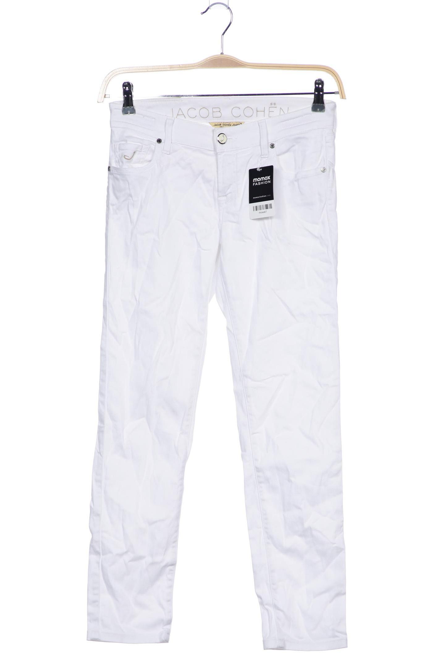 

Jacob Cohen Damen Jeans, weiß, Gr. 30