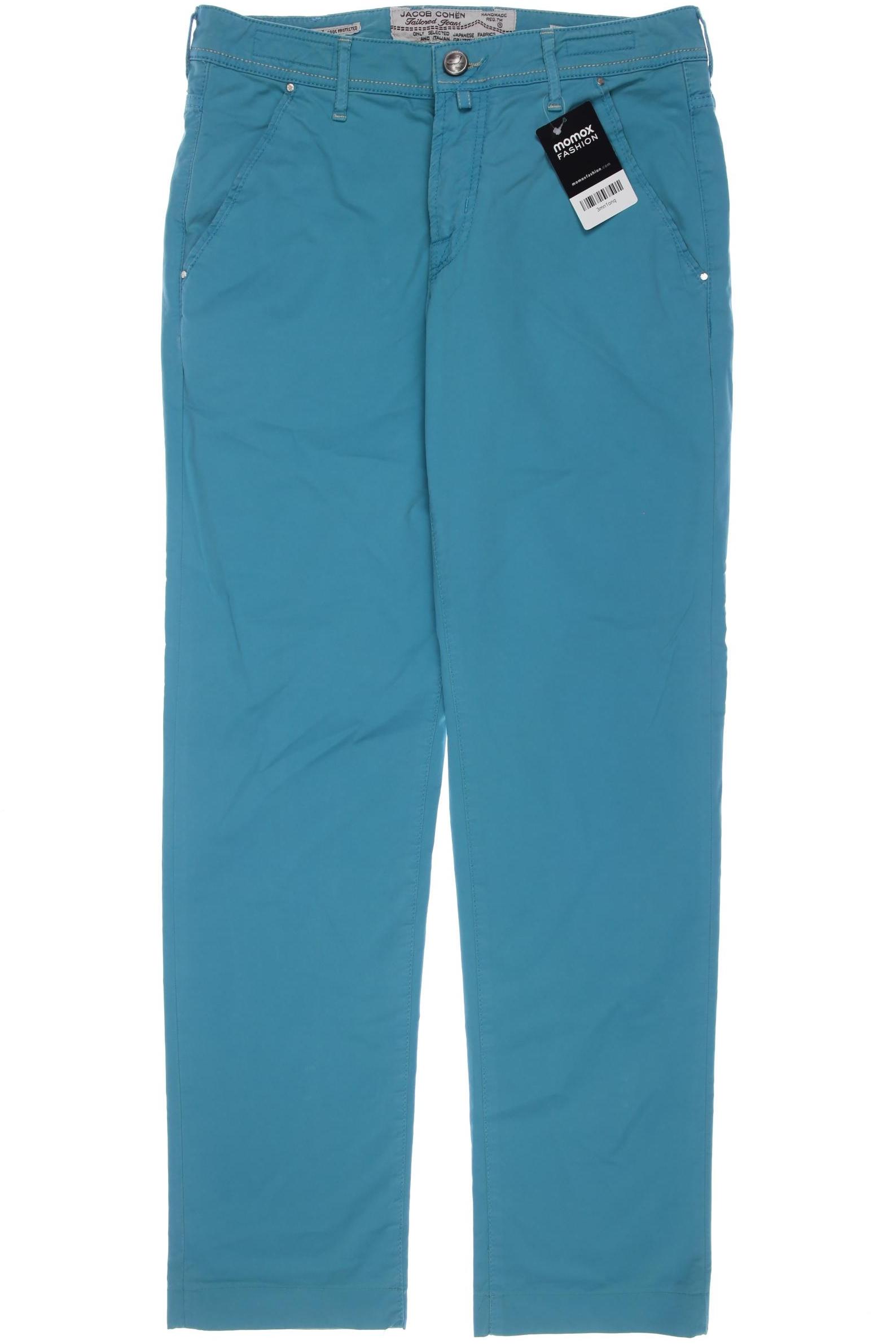 

Jacob Cohen Herren Stoffhose, türkis, Gr. 32
