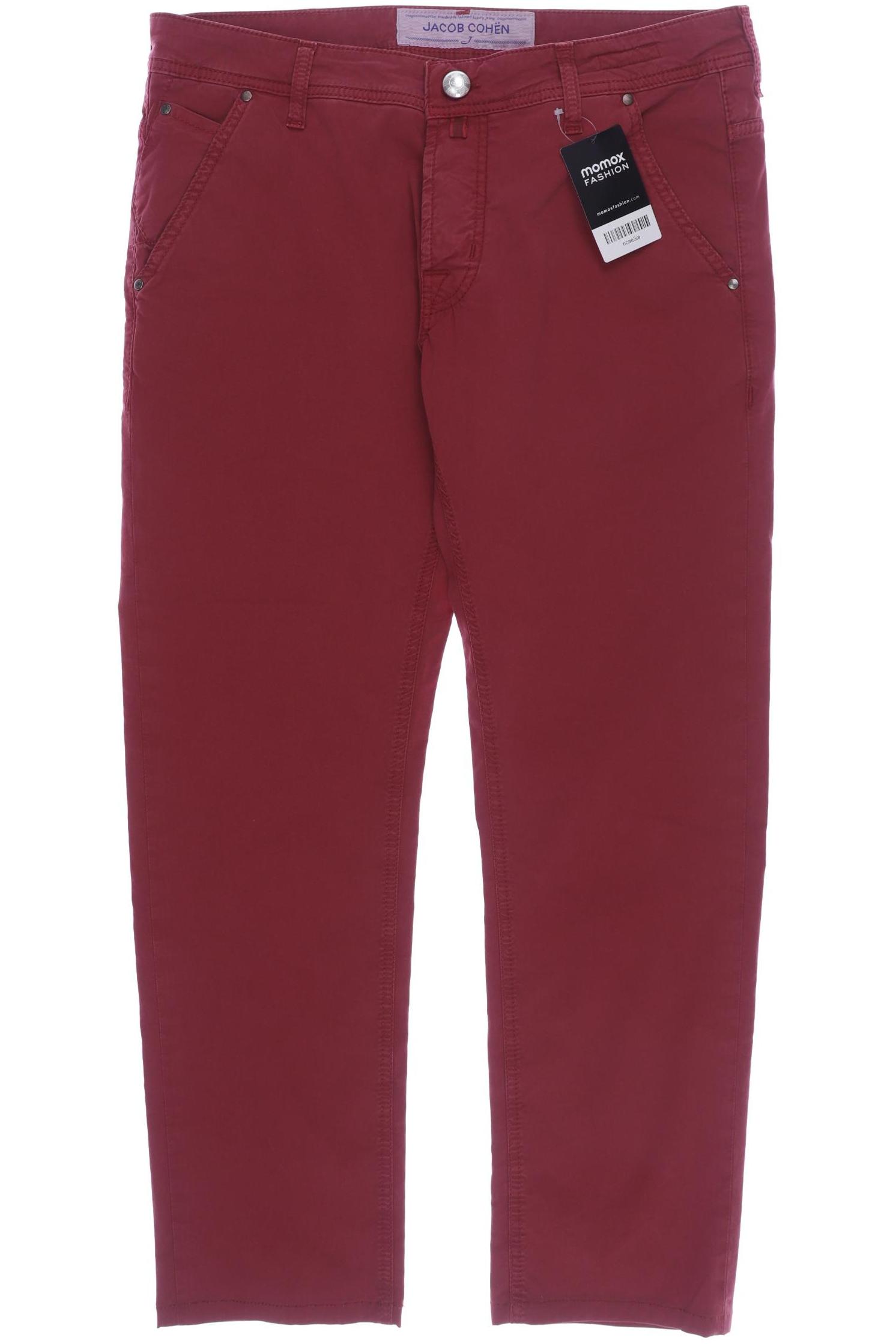 

Jacob Cohen Herren Stoffhose, bordeaux, Gr. 34