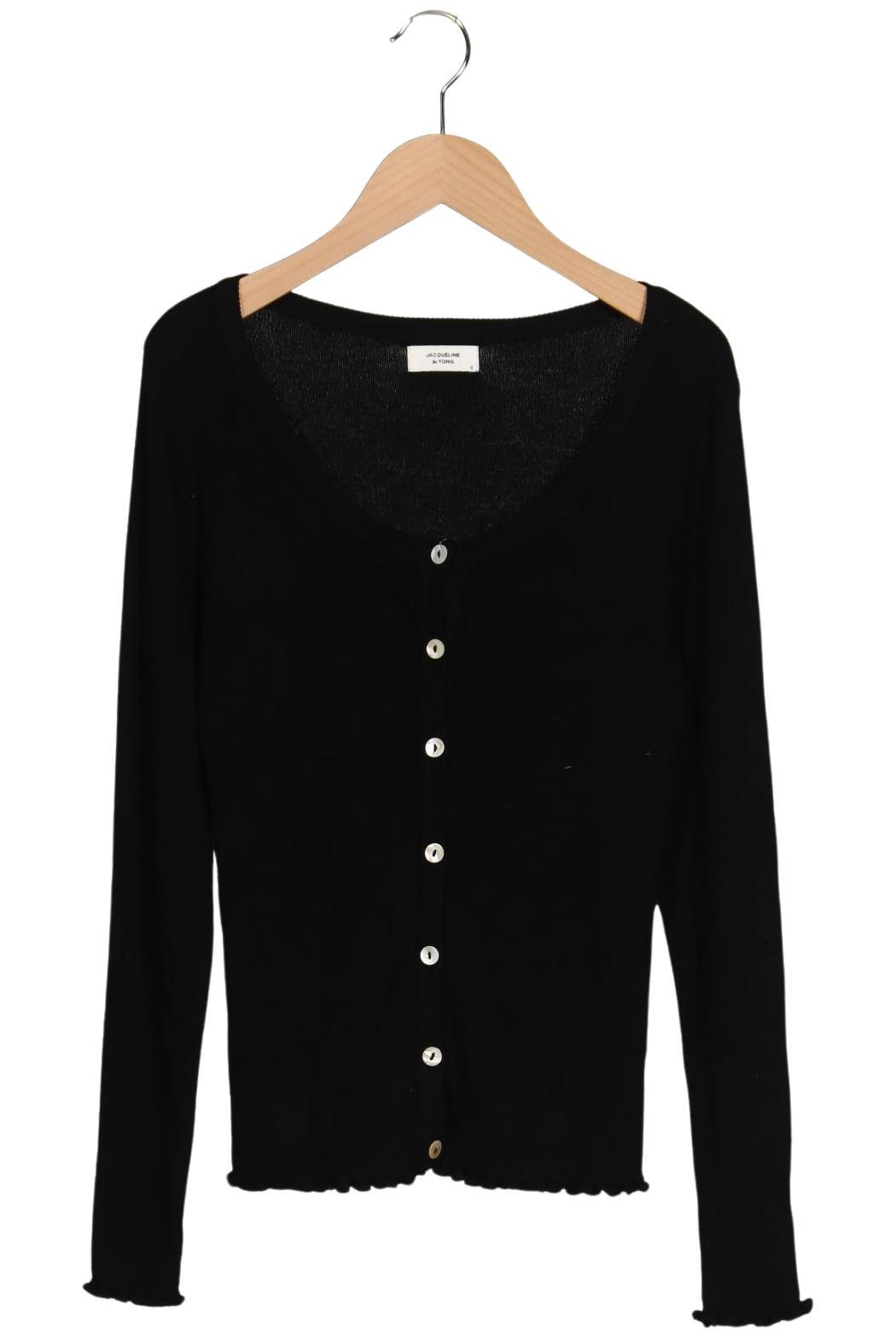 

Jacqueline de Yong Damen Strickjacke, schwarz, Gr. 36