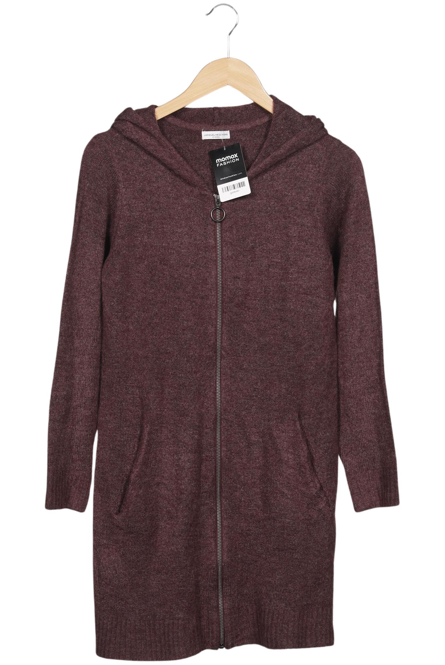 

Jacqueline de Yong Damen Strickjacke, bordeaux, Gr. 34