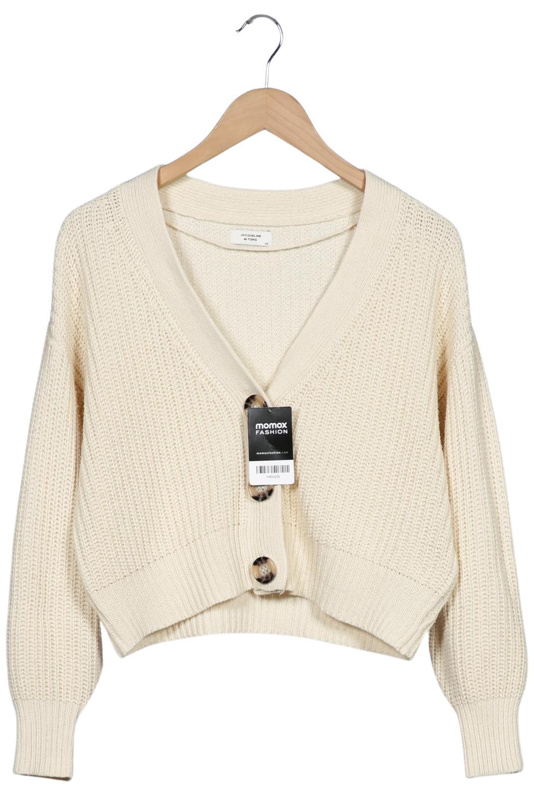 

Jacqueline de Yong Damen Strickjacke, cremeweiß, Gr. 34