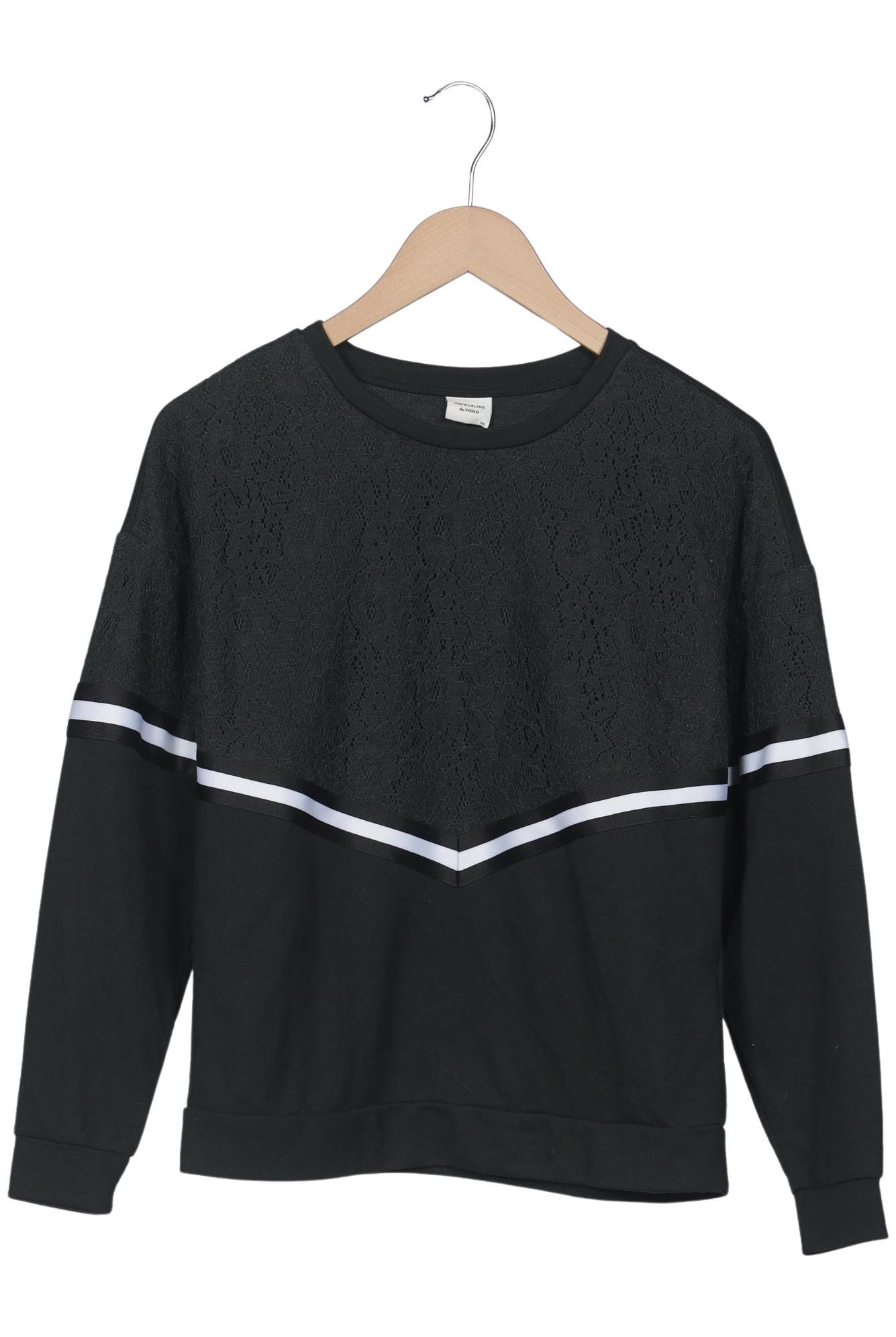 

Jacqueline de Yong Damen Sweatshirt, schwarz, Gr. 34