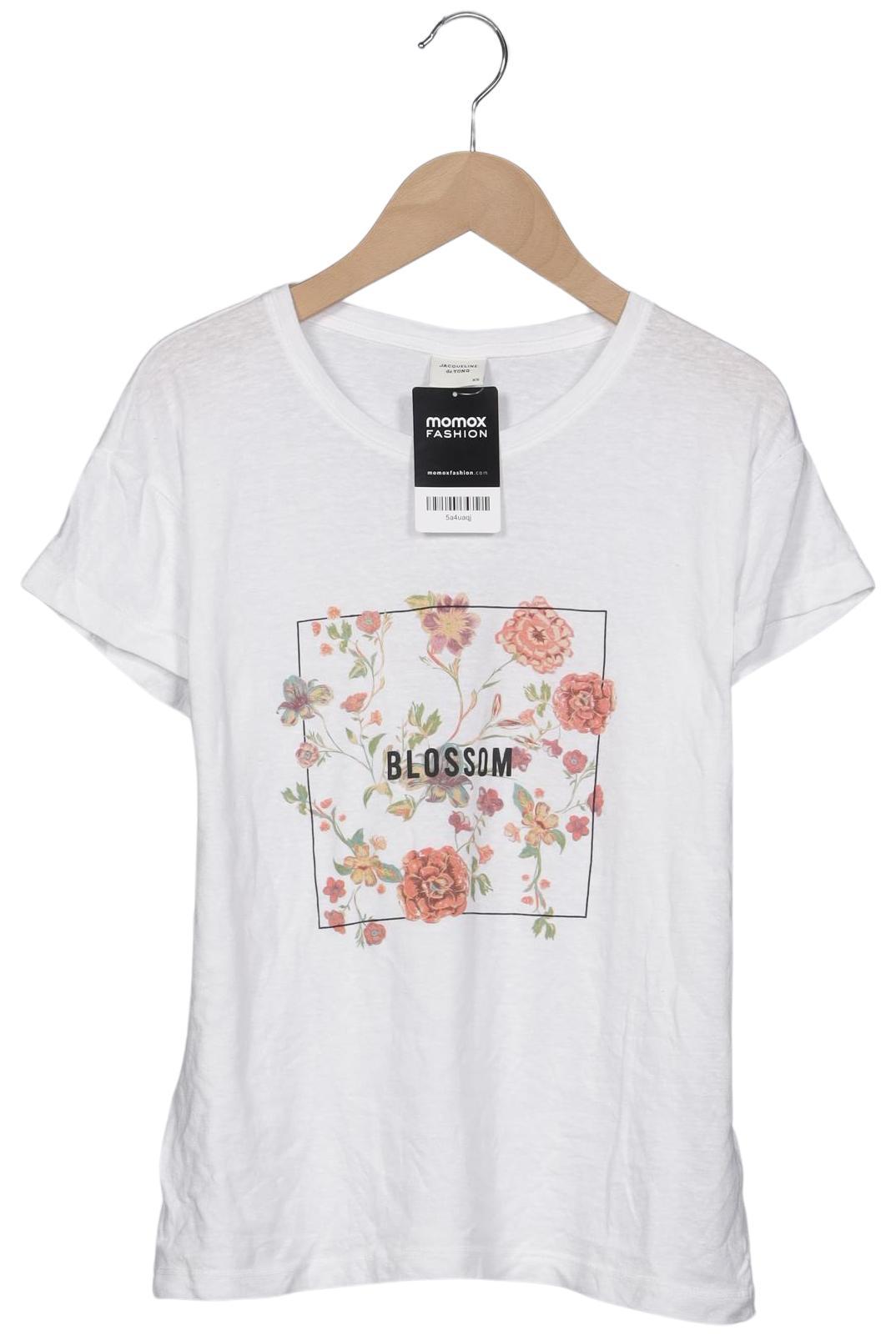 

Jacqueline de Yong Damen T-Shirt, weiß, Gr. 34