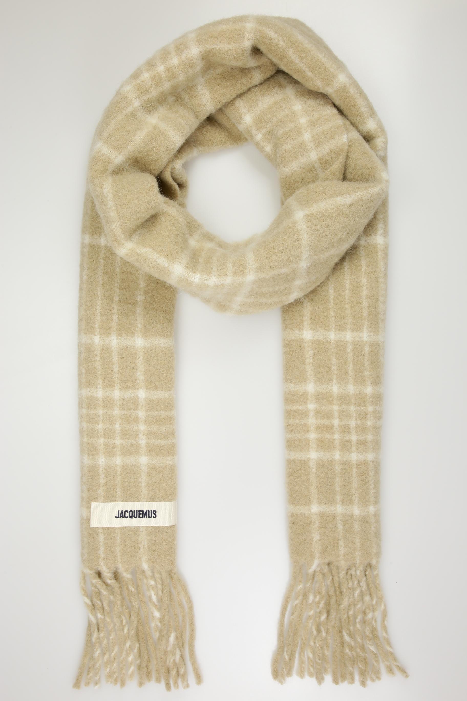 

Jacquemus Damen Schal, beige, Gr.