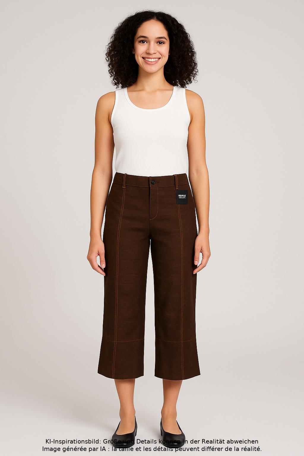 

Jacquemus Damen Stoffhose, braun, Gr. 34