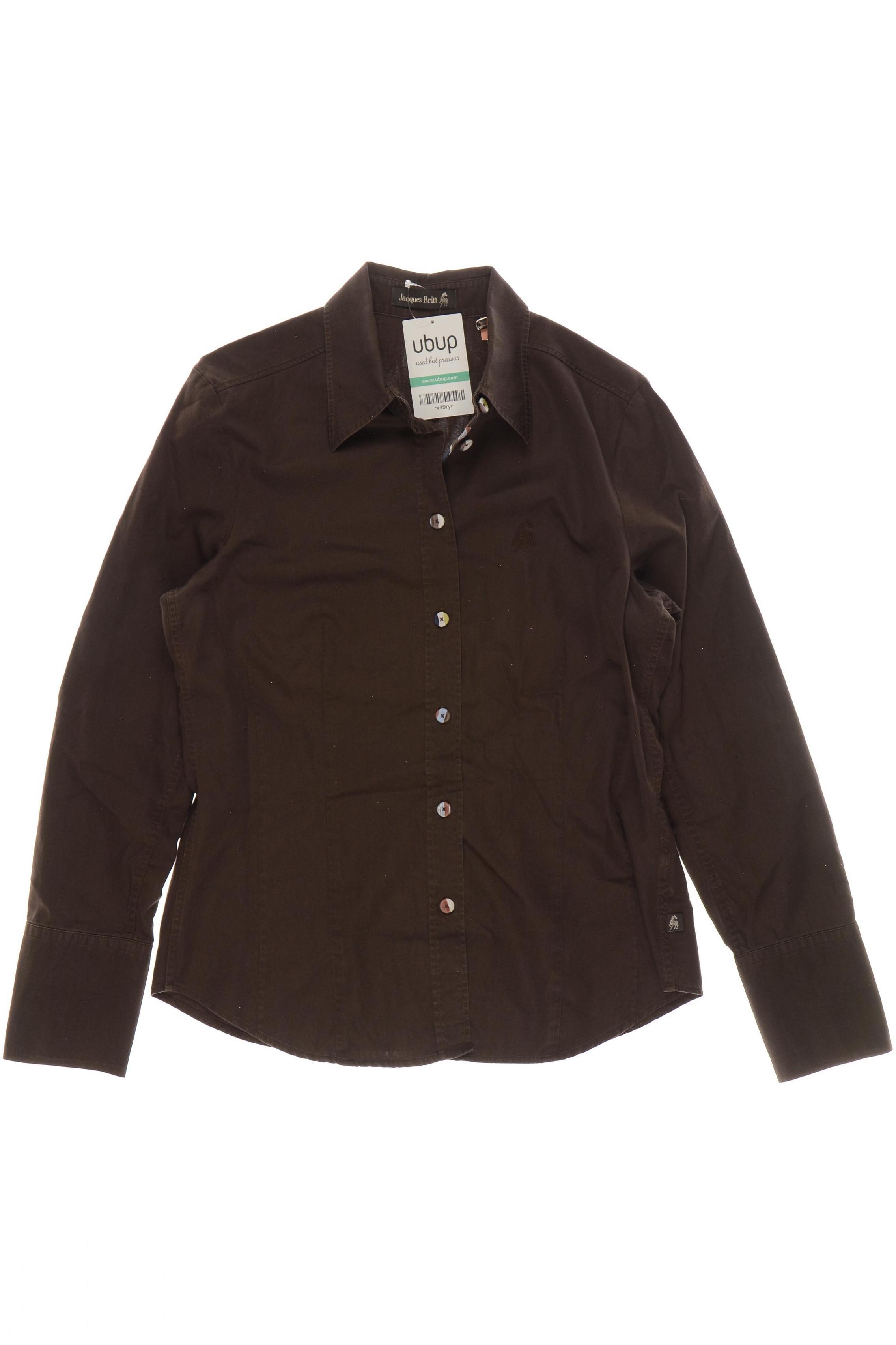 

Jacques Britt Damen Bluse, braun, Gr. 38