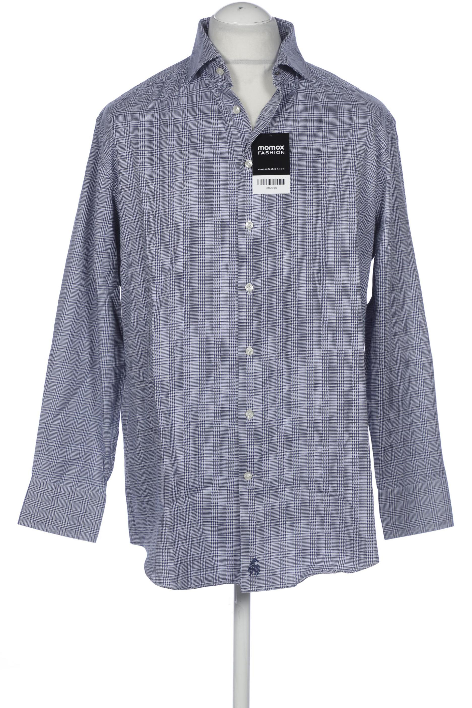 

Jacques Britt Herren Hemd, marineblau, Gr. 52