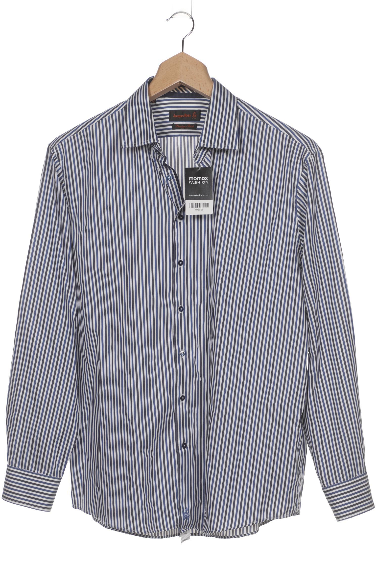 

Jacques Britt Herren Hemd, marineblau, Gr. 56