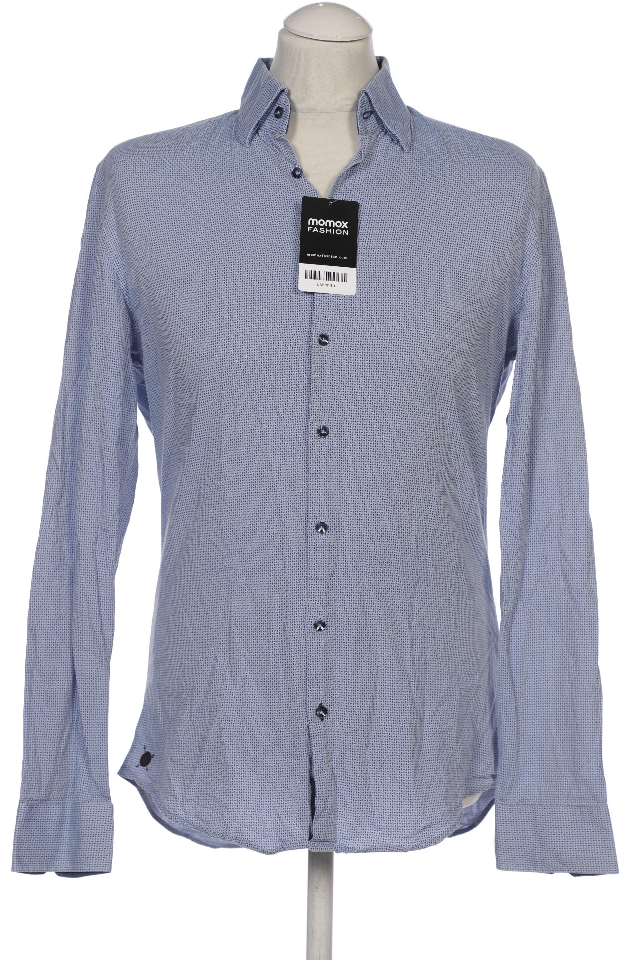 

Jacques Britt Herren Hemd, blau, Gr. 48