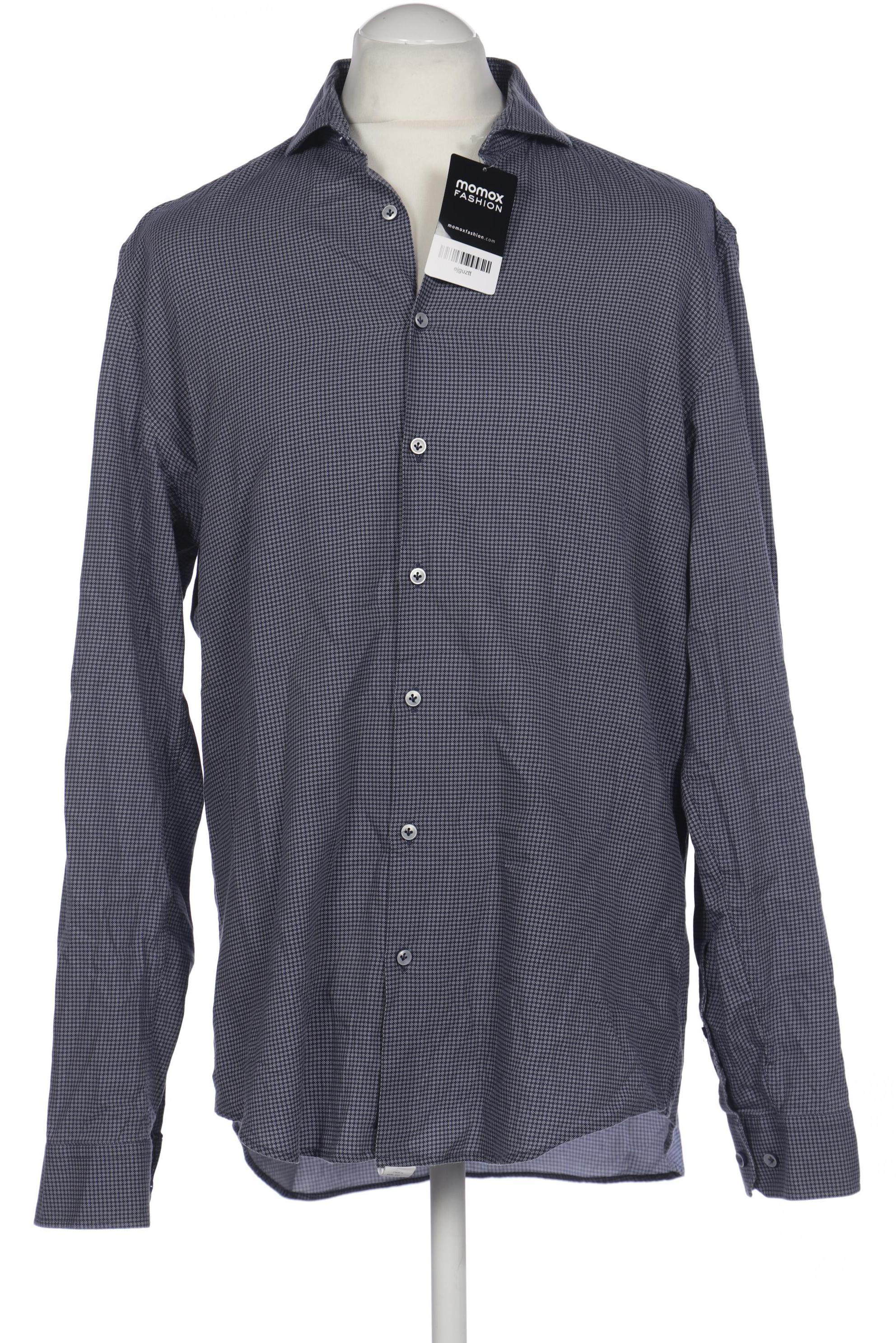 

Jacques Britt Herren Hemd, marineblau, Gr. 54