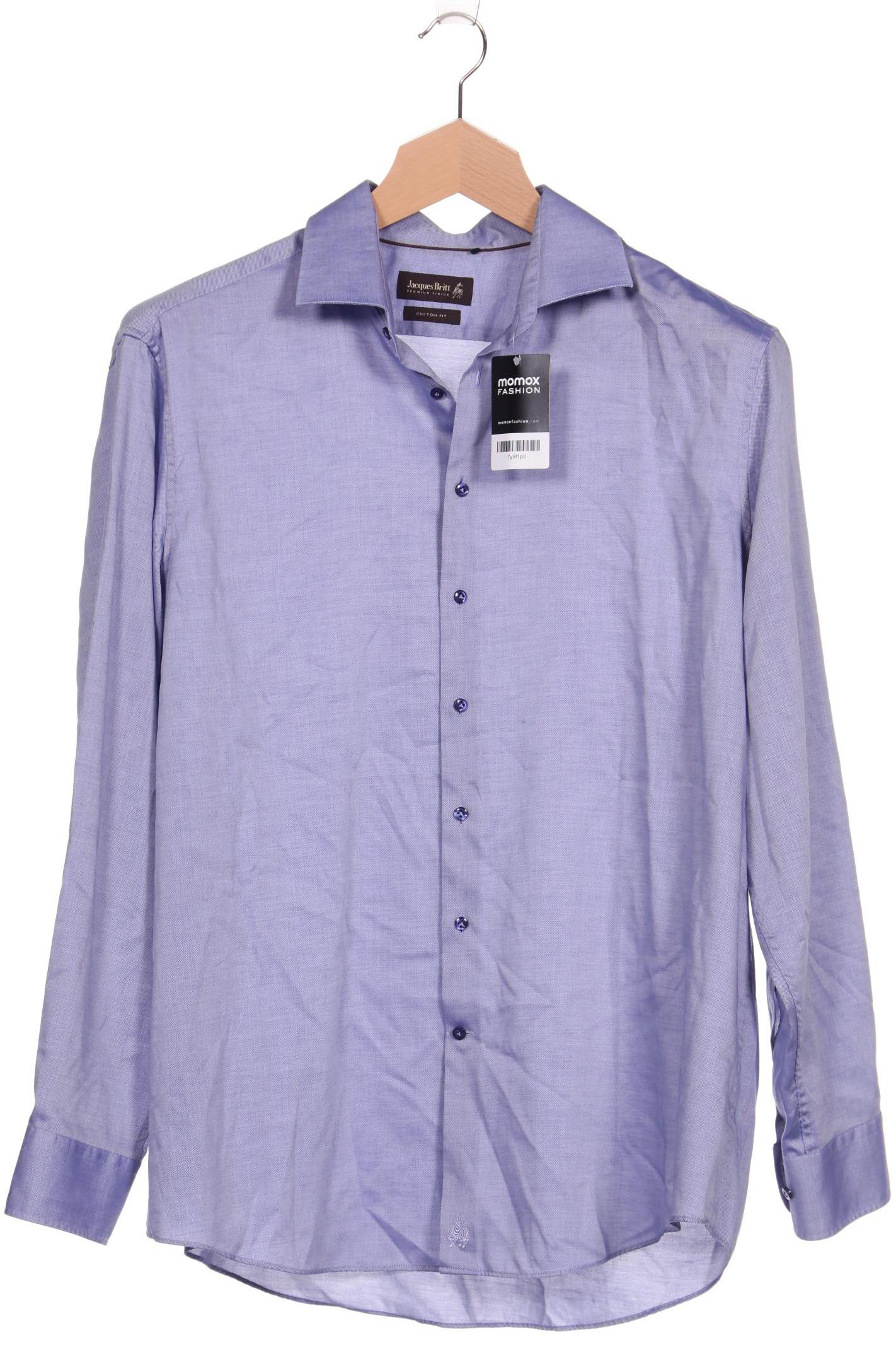 

Jacques Britt Herren Hemd, blau, Gr. 56