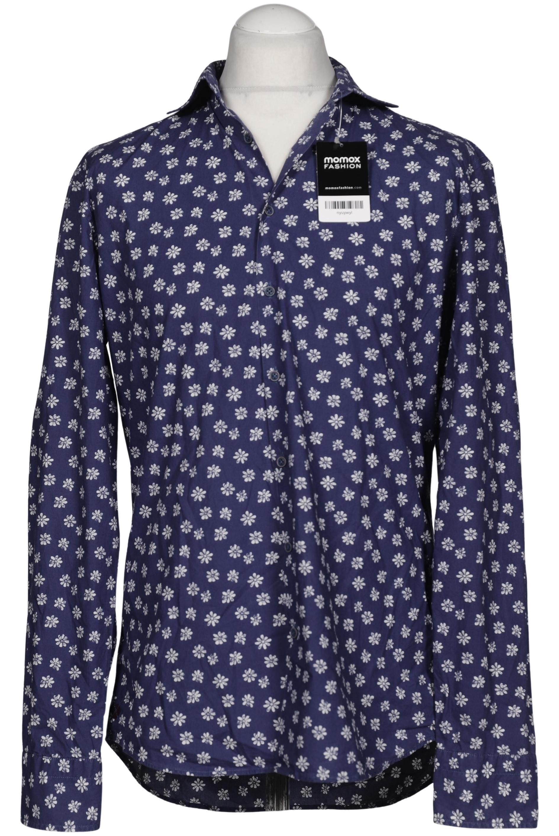 

Jacques Britt Herren Hemd, marineblau, Gr. 52