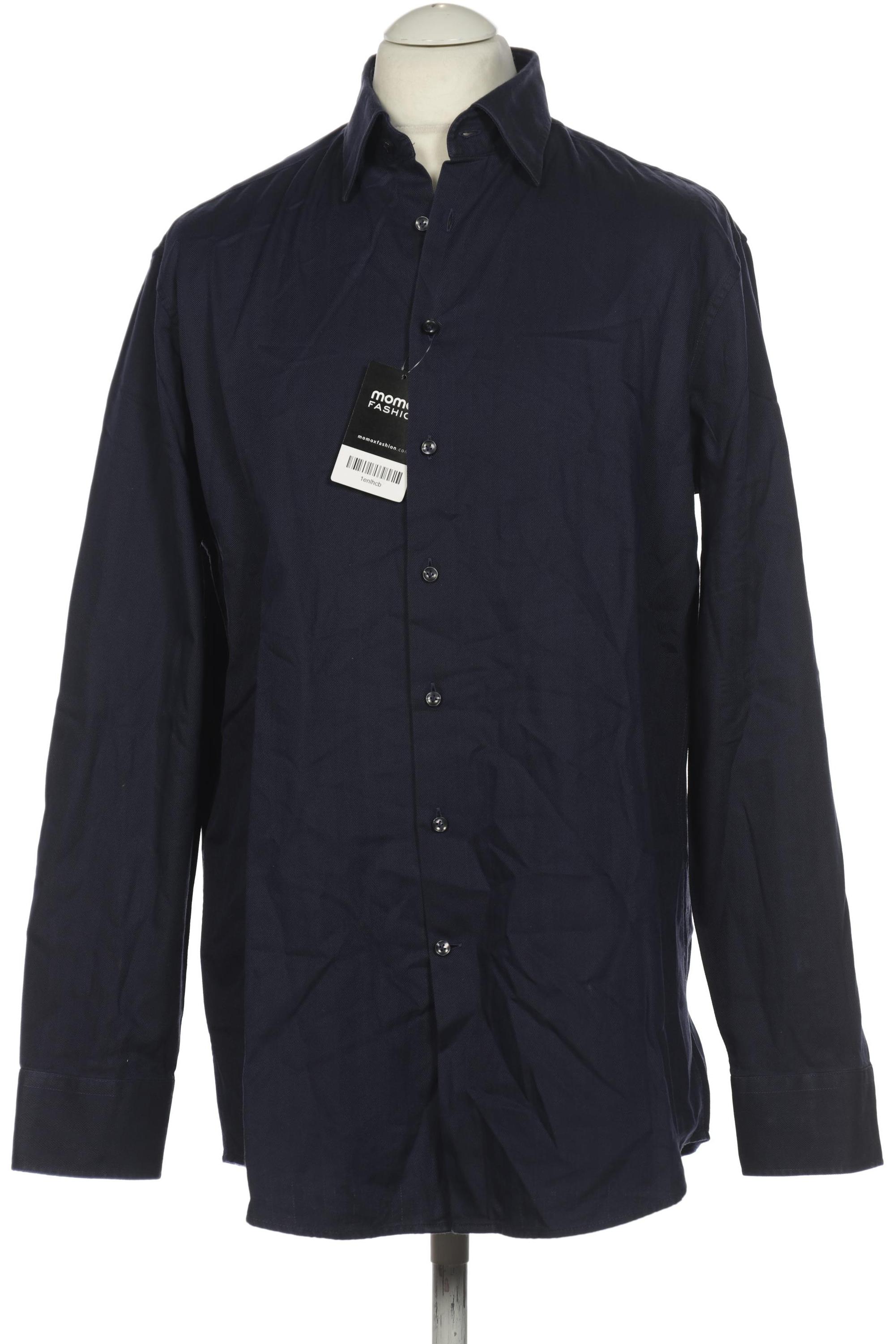 

Jacques Britt Herren Hemd, marineblau, Gr. 52