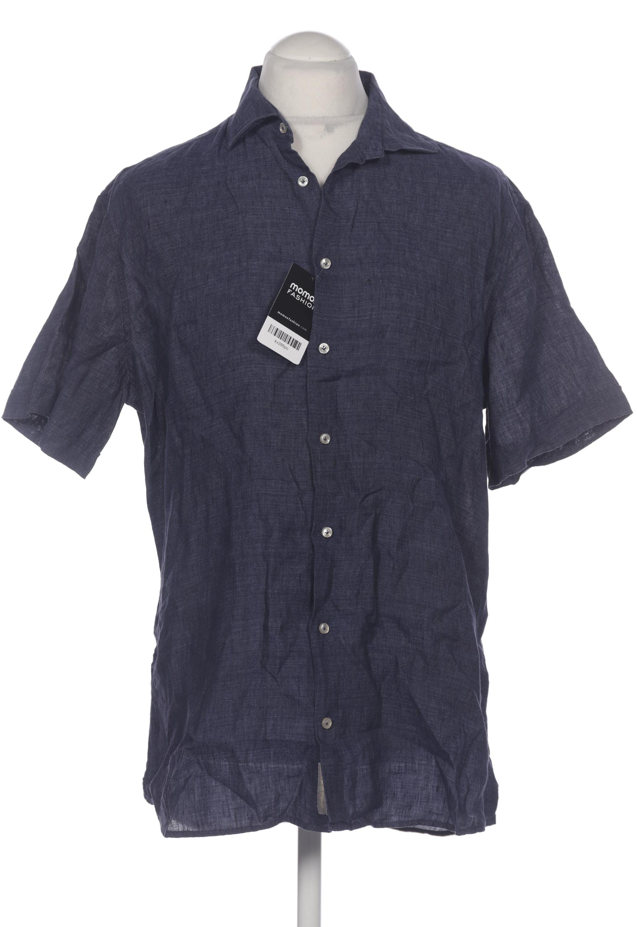 

Jacques Britt Herren Hemd, marineblau, Gr. 52