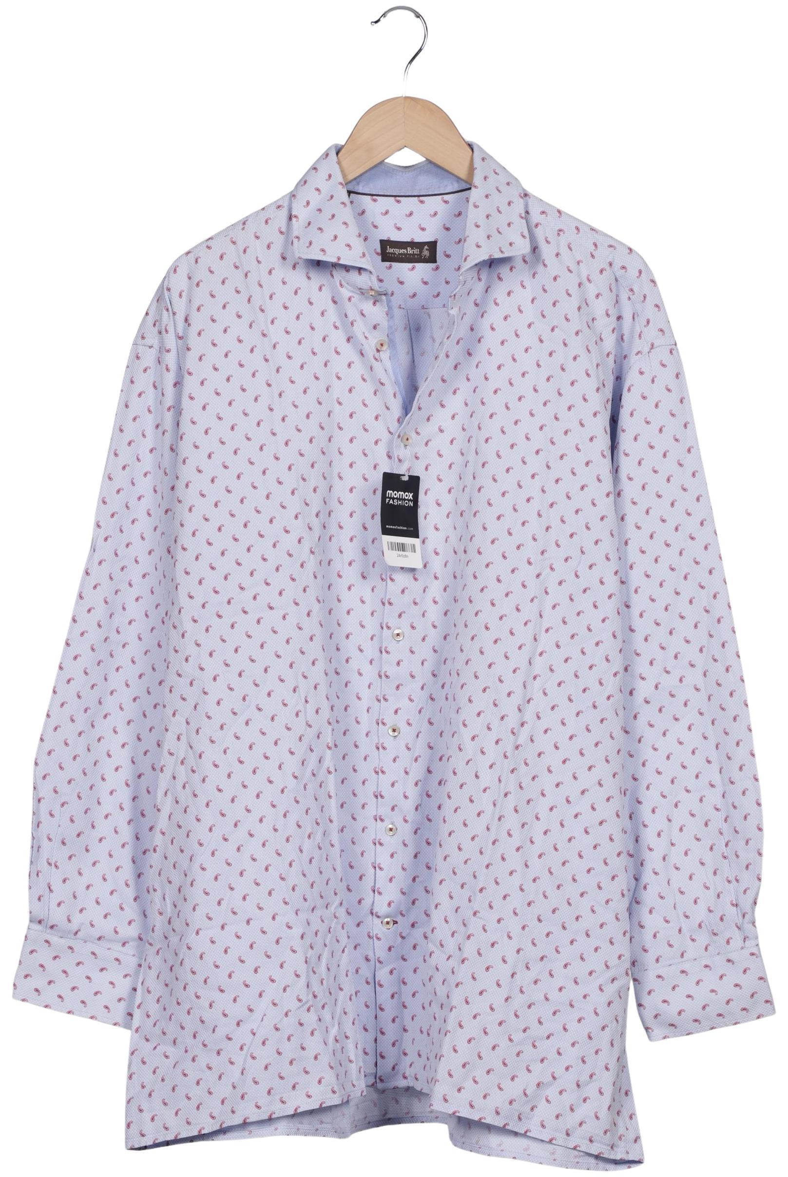 

Jacques Britt Herren Hemd, hellblau, Gr. 58