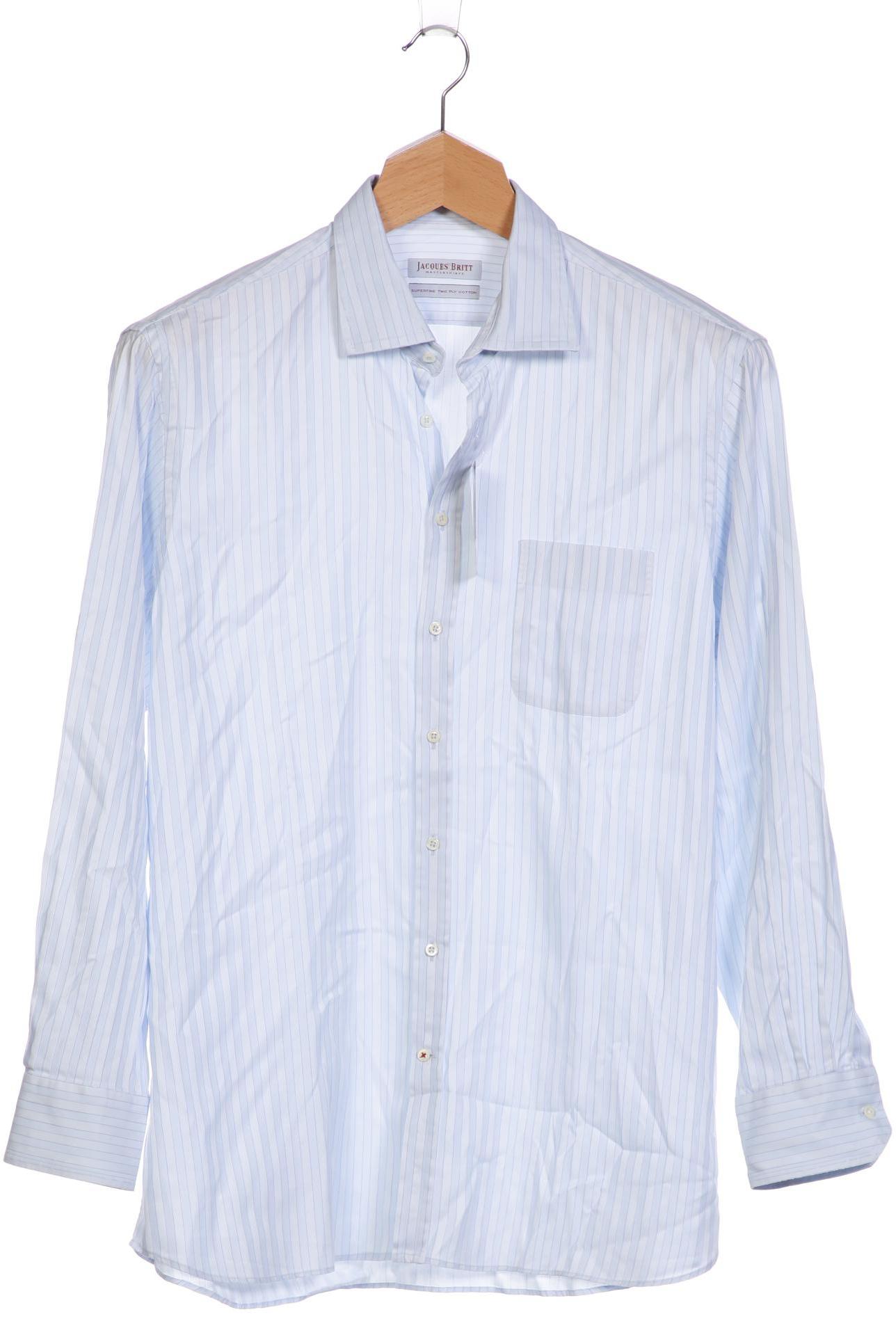 

Jacques Britt Herren Hemd, hellblau, Gr. 56