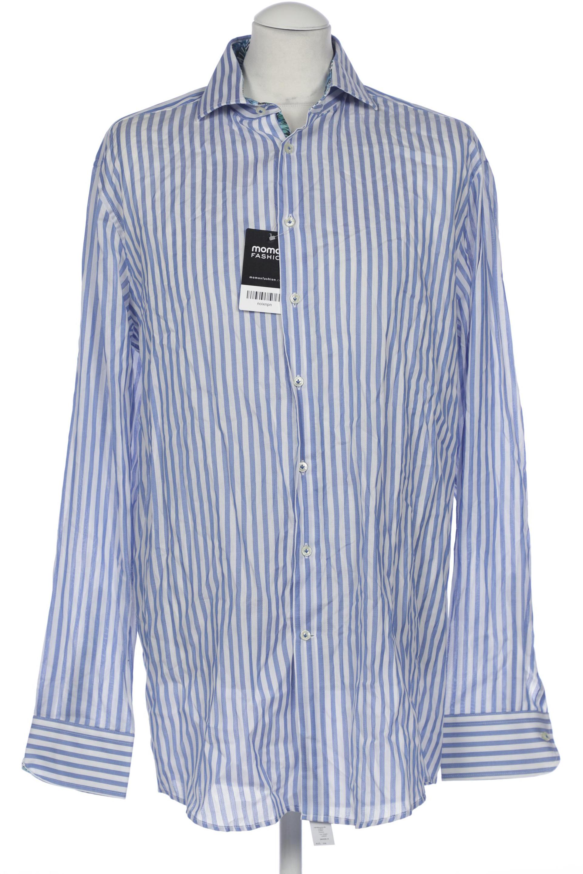 

Jacques Britt Herren Hemd, blau, Gr. 52