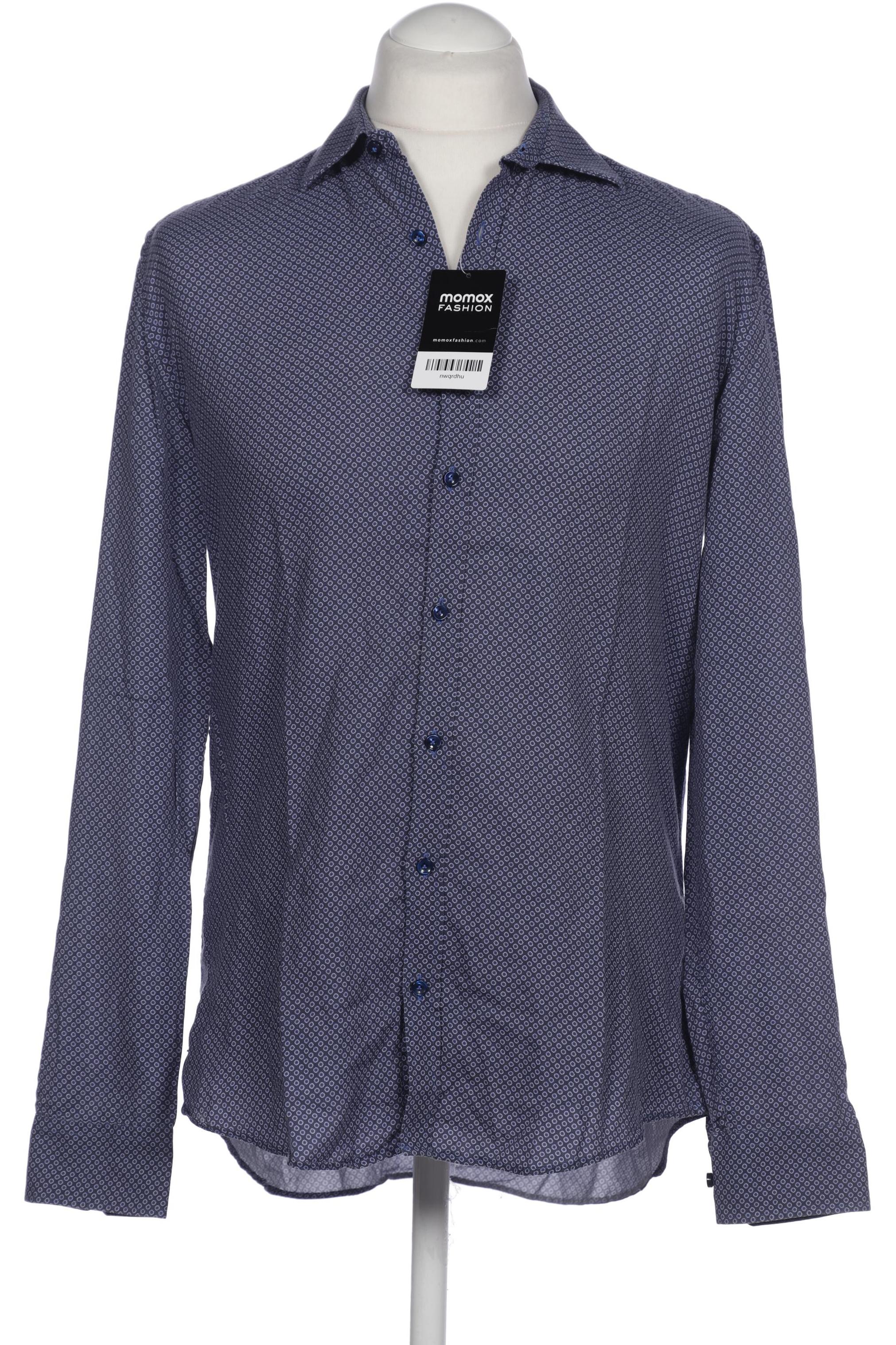

Jacques Britt Herren Hemd, blau, Gr. 52