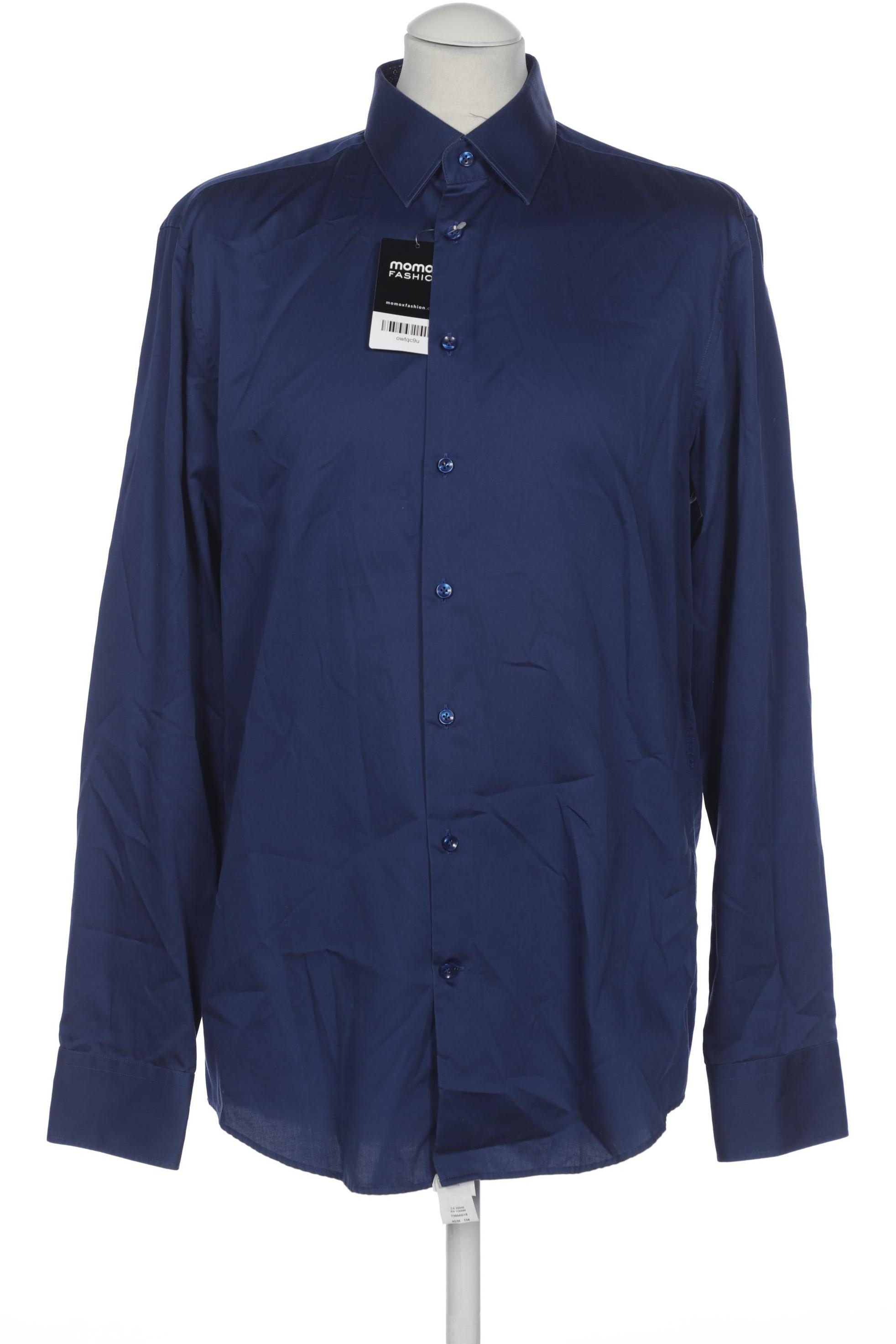 

Jacques Britt Herren Hemd, marineblau, Gr. 50