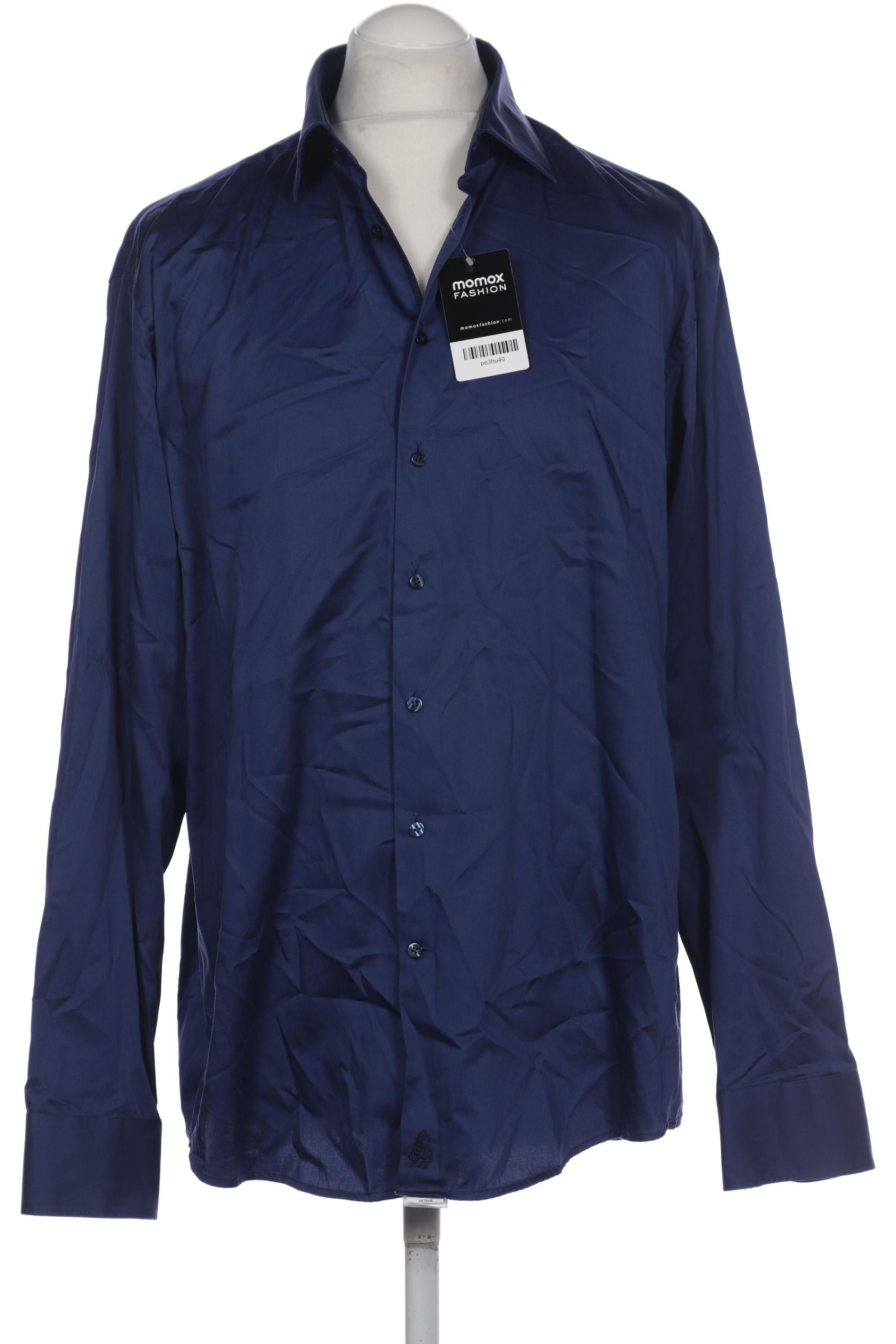 

Jacques Britt Herren Hemd, marineblau, Gr. 54