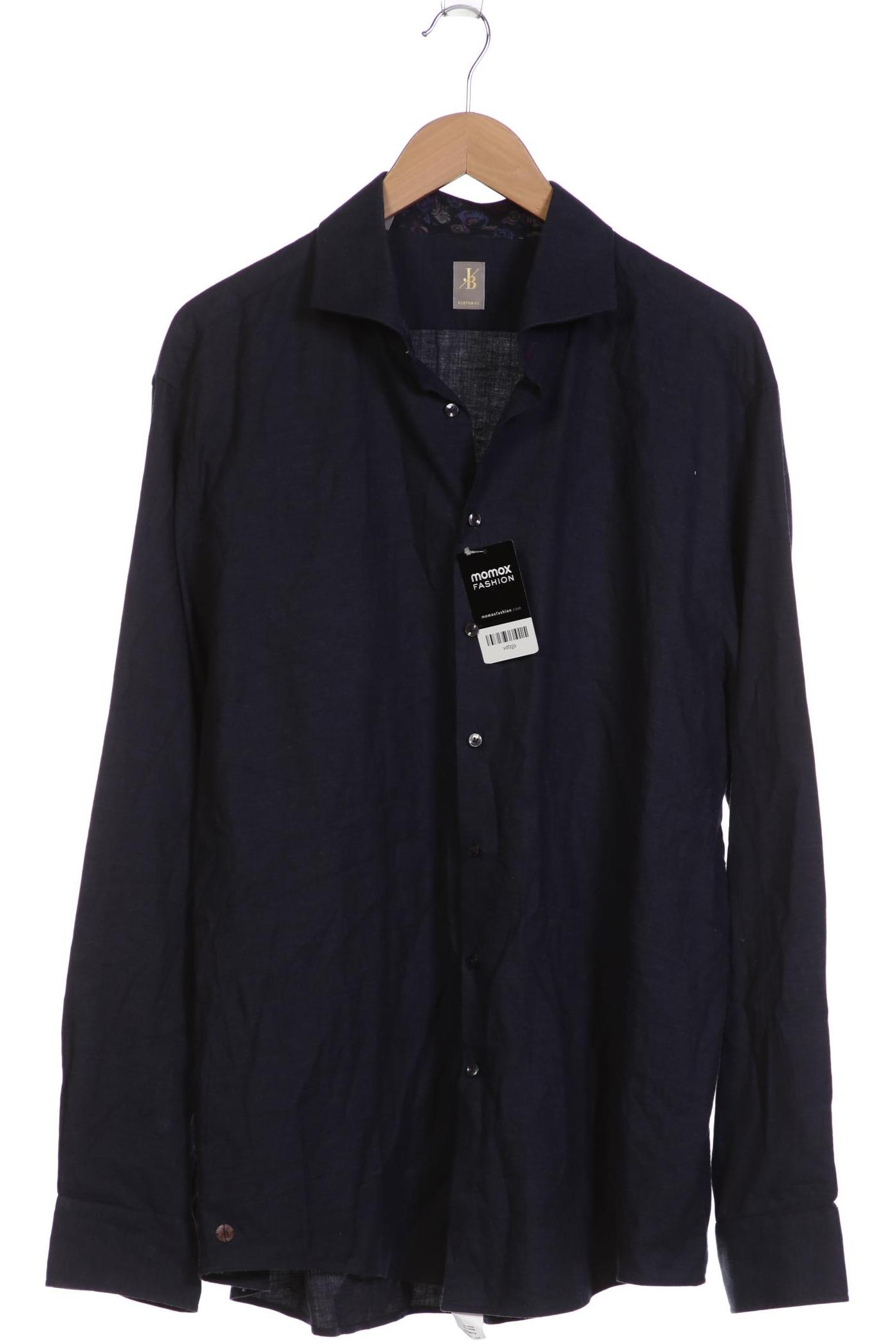 

Jacques Britt Herren Hemd, marineblau, Gr. 56