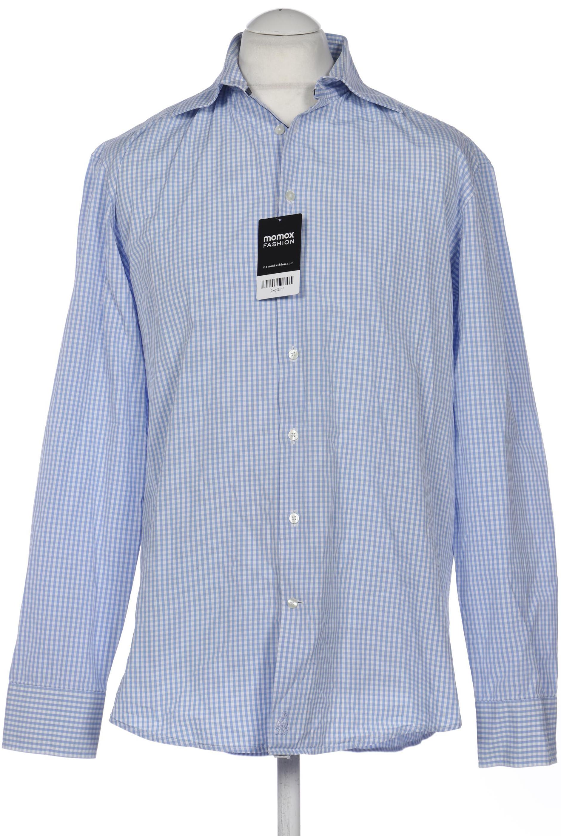 

Jacques Britt Herren Hemd, blau, Gr. 52