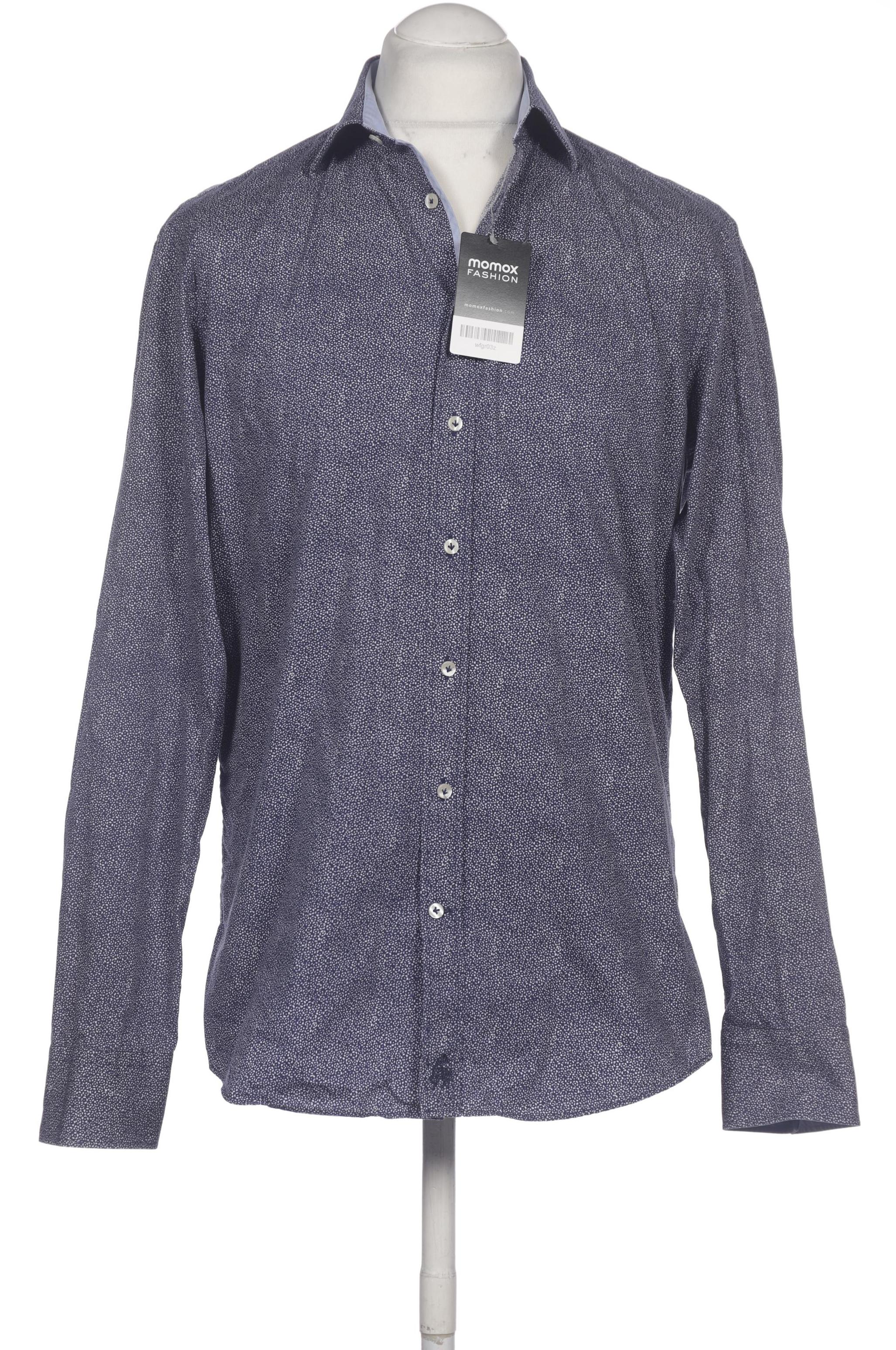 

Jacques Britt Herren Hemd, marineblau, Gr. 50