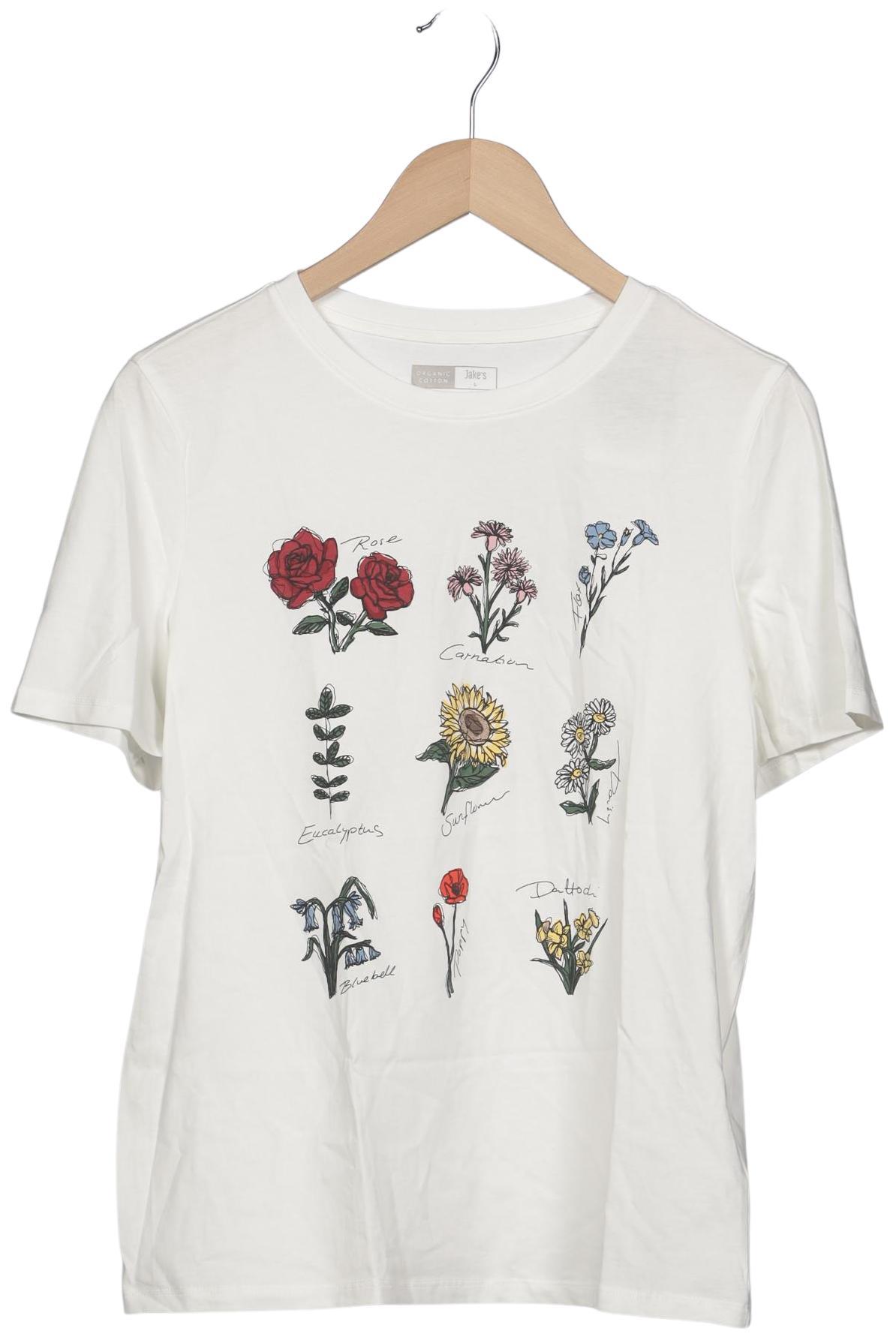 

Jake s Damen T-Shirt, weiß, Gr. 42