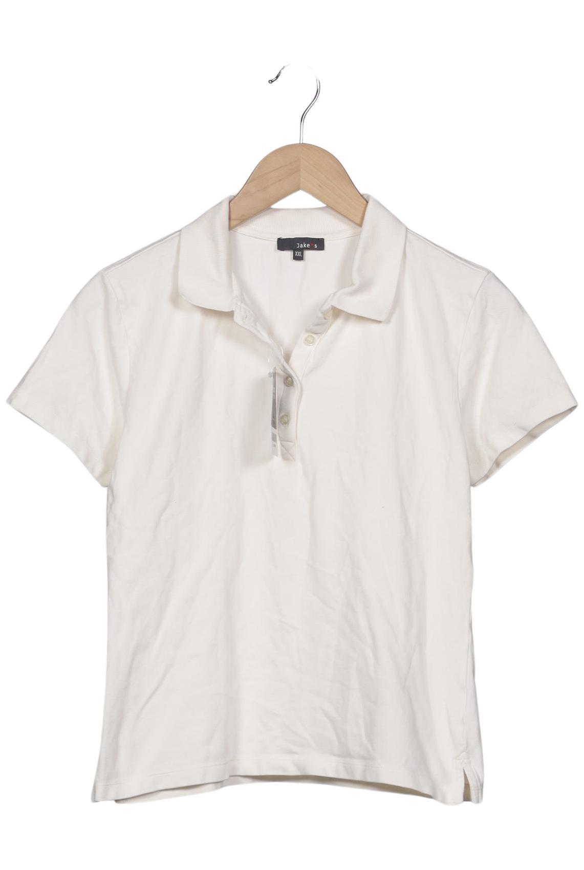 

Jake s Damen Poloshirt, cremeweiß, Gr. 46