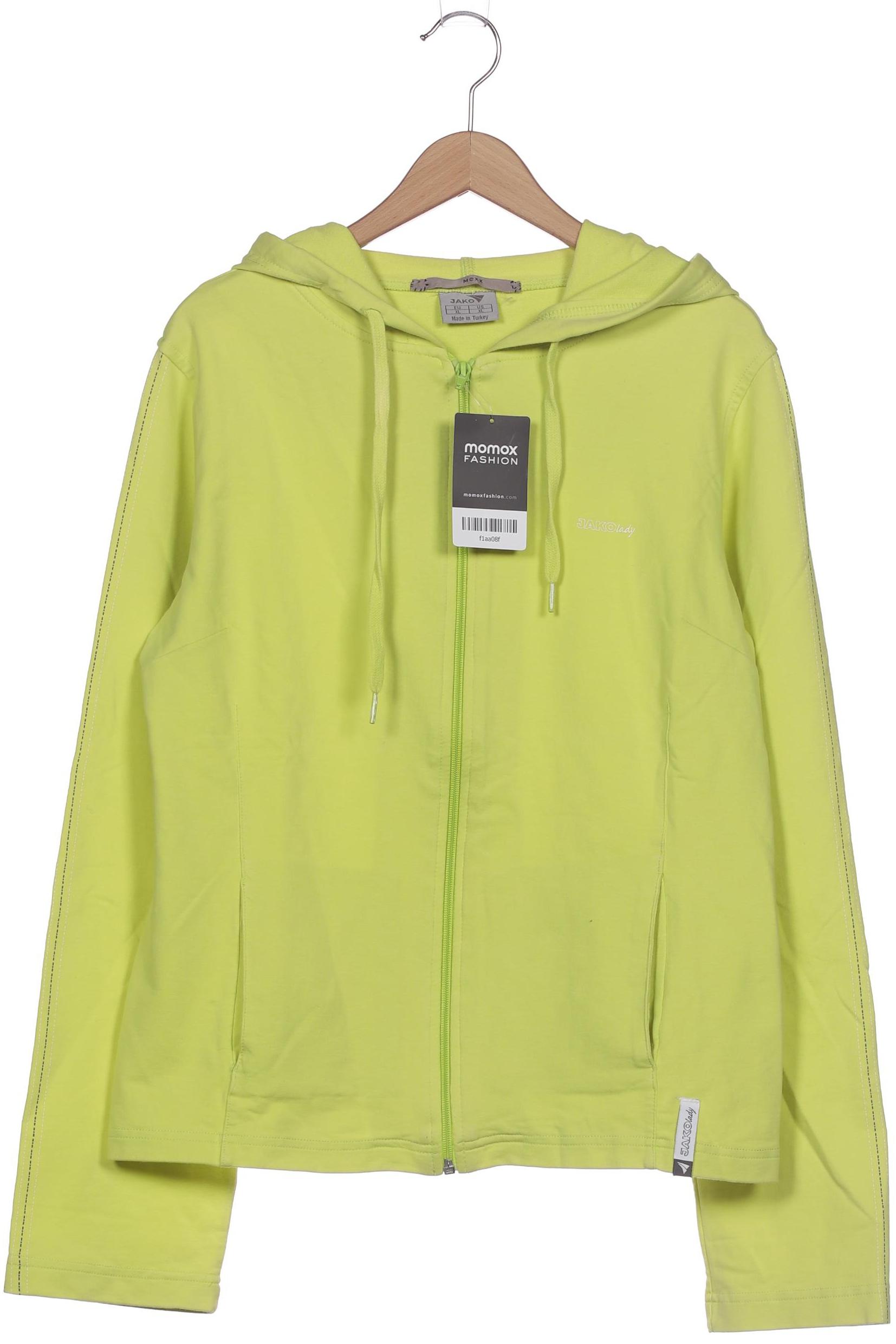 

Jako Damen Kapuzenpullover, gelb, Gr. 44