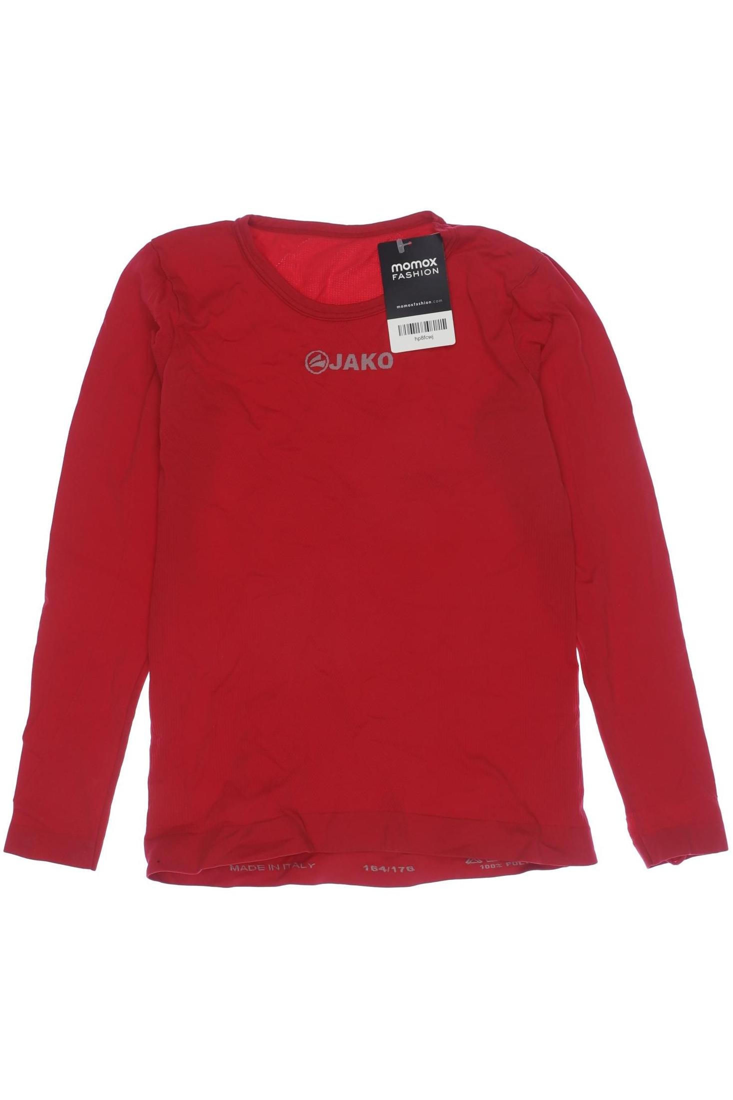 

Jako Herren Langarmshirt, rot, Gr. 164