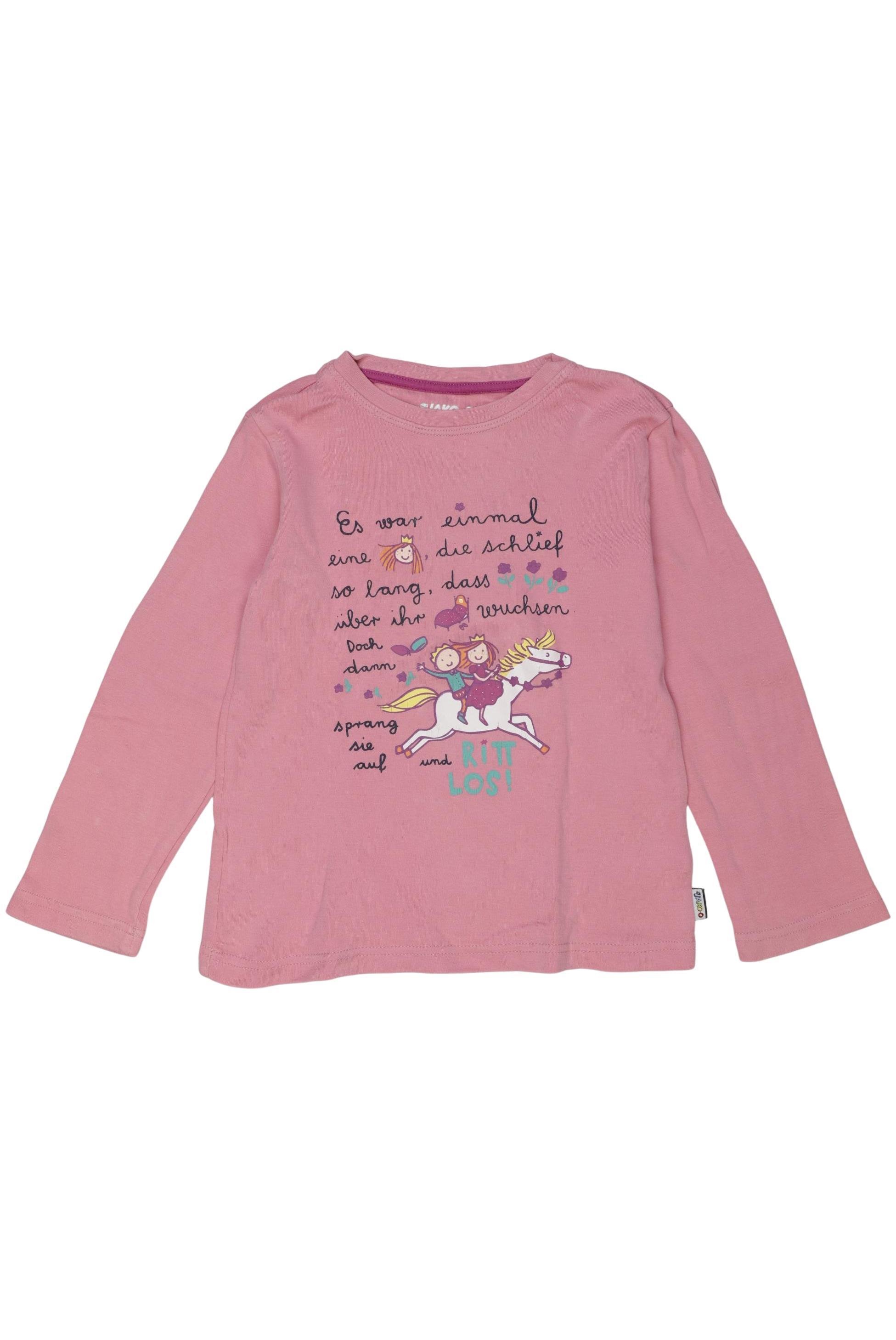 

Jako O Mädchen Langarmshirt, pink, Gr. 116