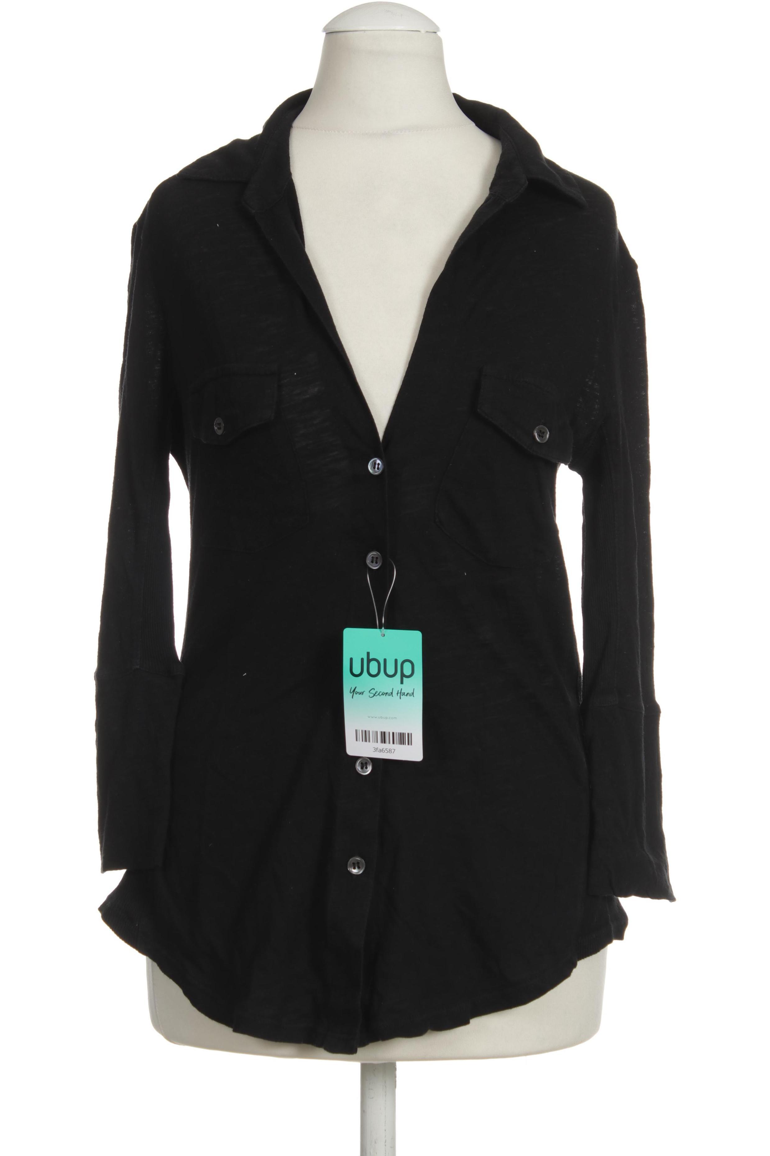 

James Perse Damen Bluse, schwarz, Gr.