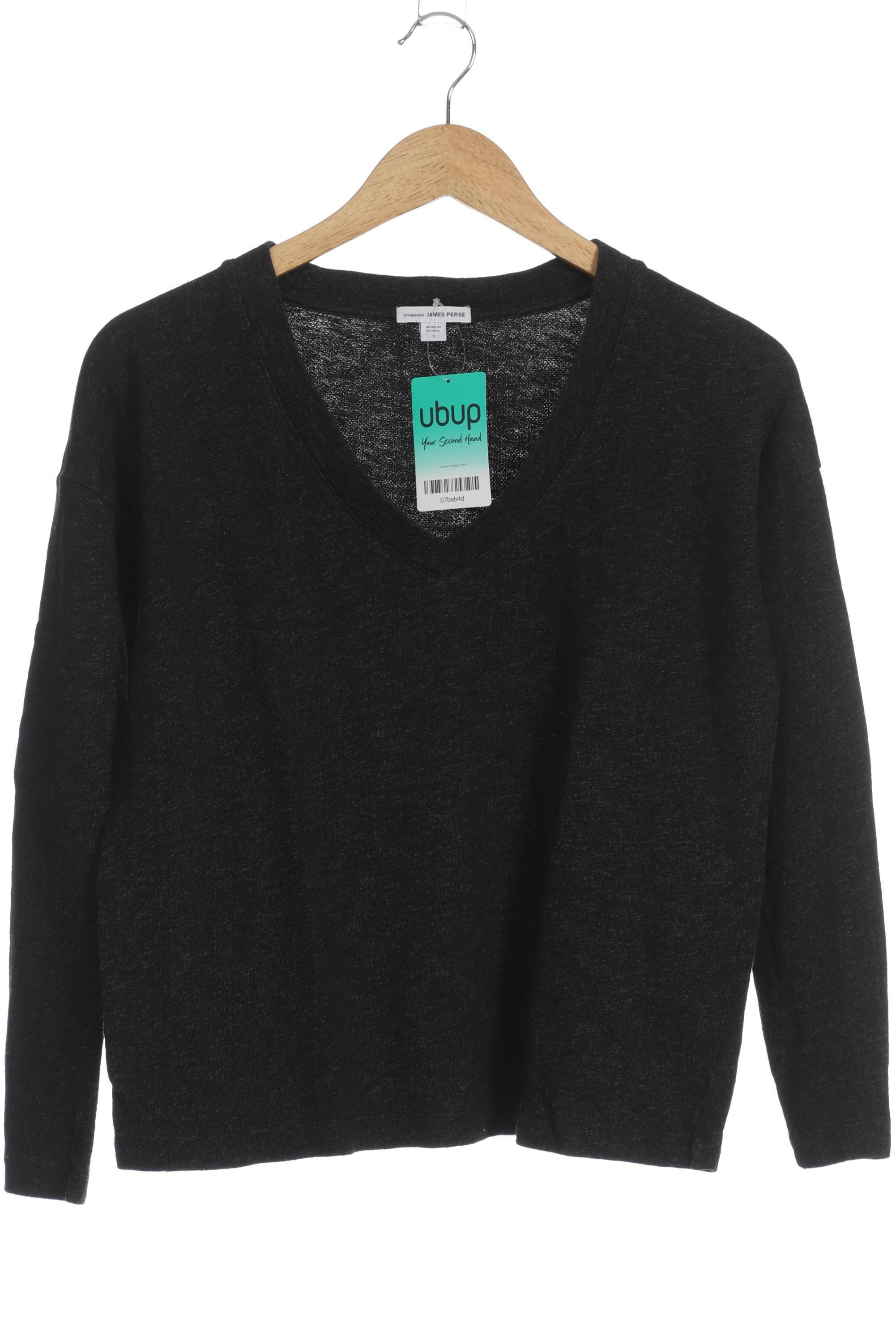 

James Perse Damen Sweatshirt, schwarz, Gr.