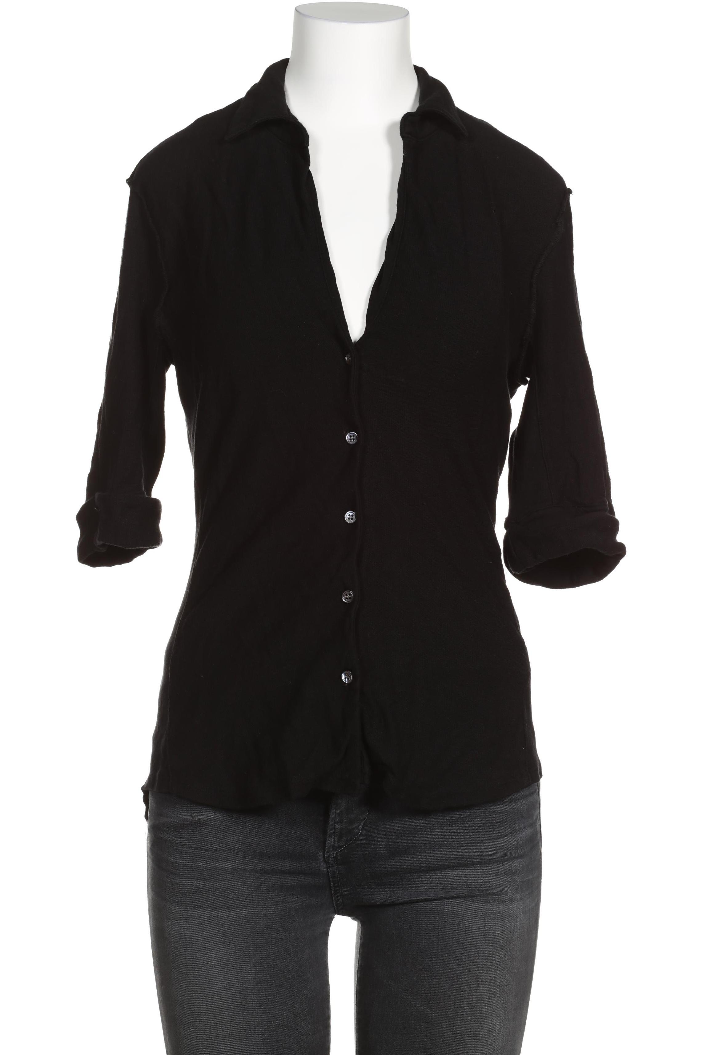 

James Perse Damen Bluse, schwarz, Gr.