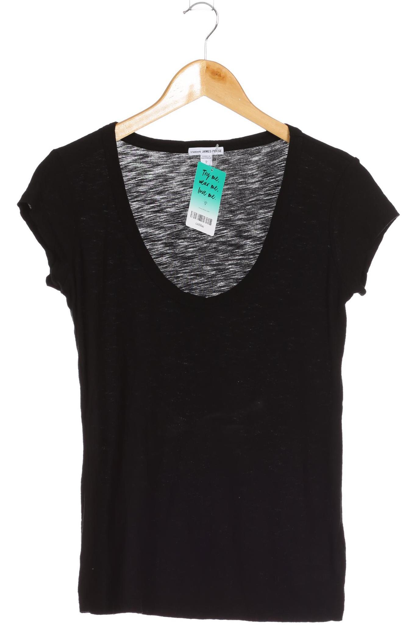 

James Perse Damen T-Shirt, schwarz, Gr.