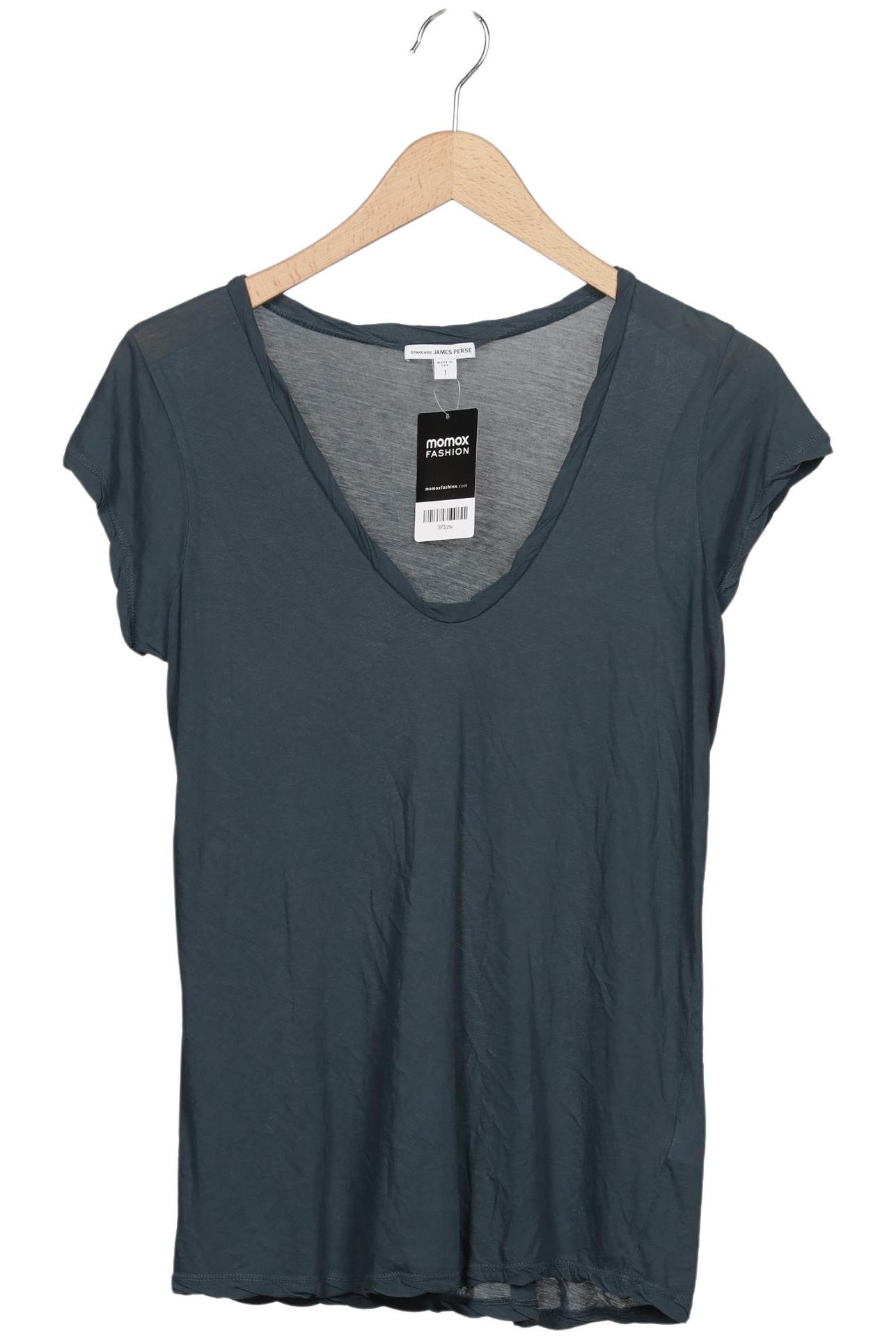 

James Perse Damen T-Shirt, blau, Gr. 36