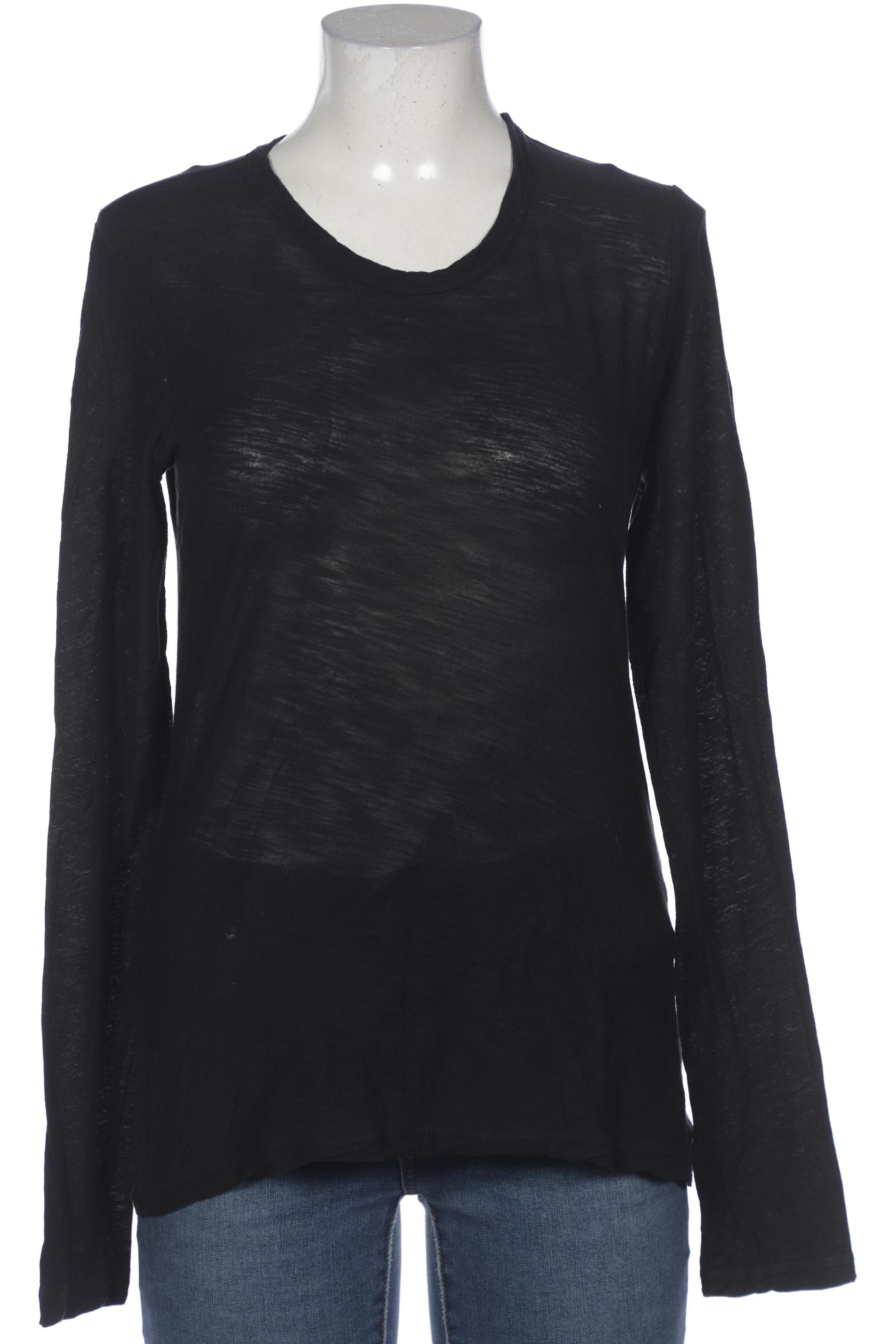 

James Perse Damen Langarmshirt, schwarz, Gr. 42