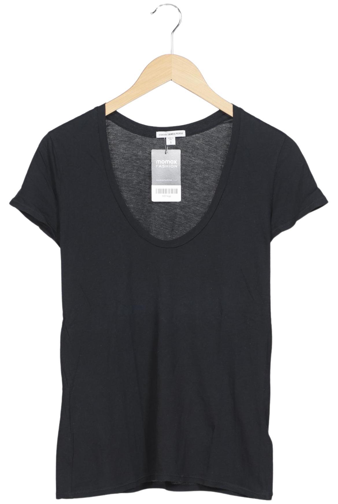

James Perse Damen T-Shirt, schwarz, Gr. 36