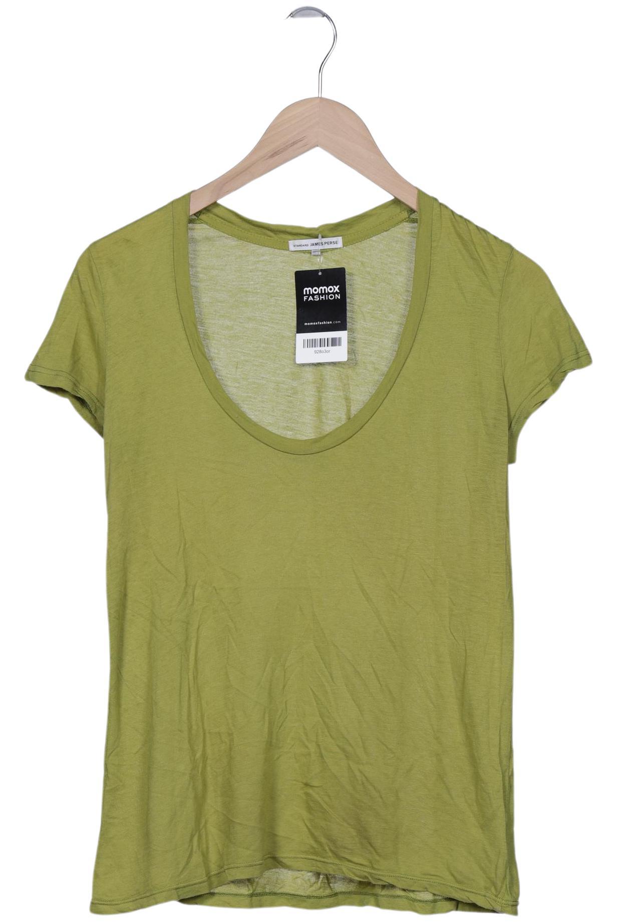 

James Perse Damen T-Shirt, grün, Gr. 38
