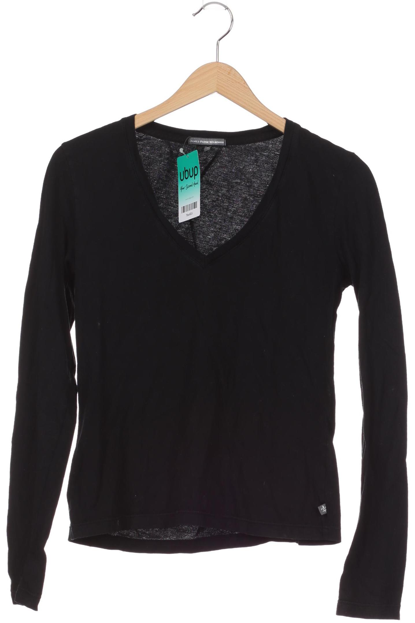 

James Perse Damen Langarmshirt, schwarz, Gr.