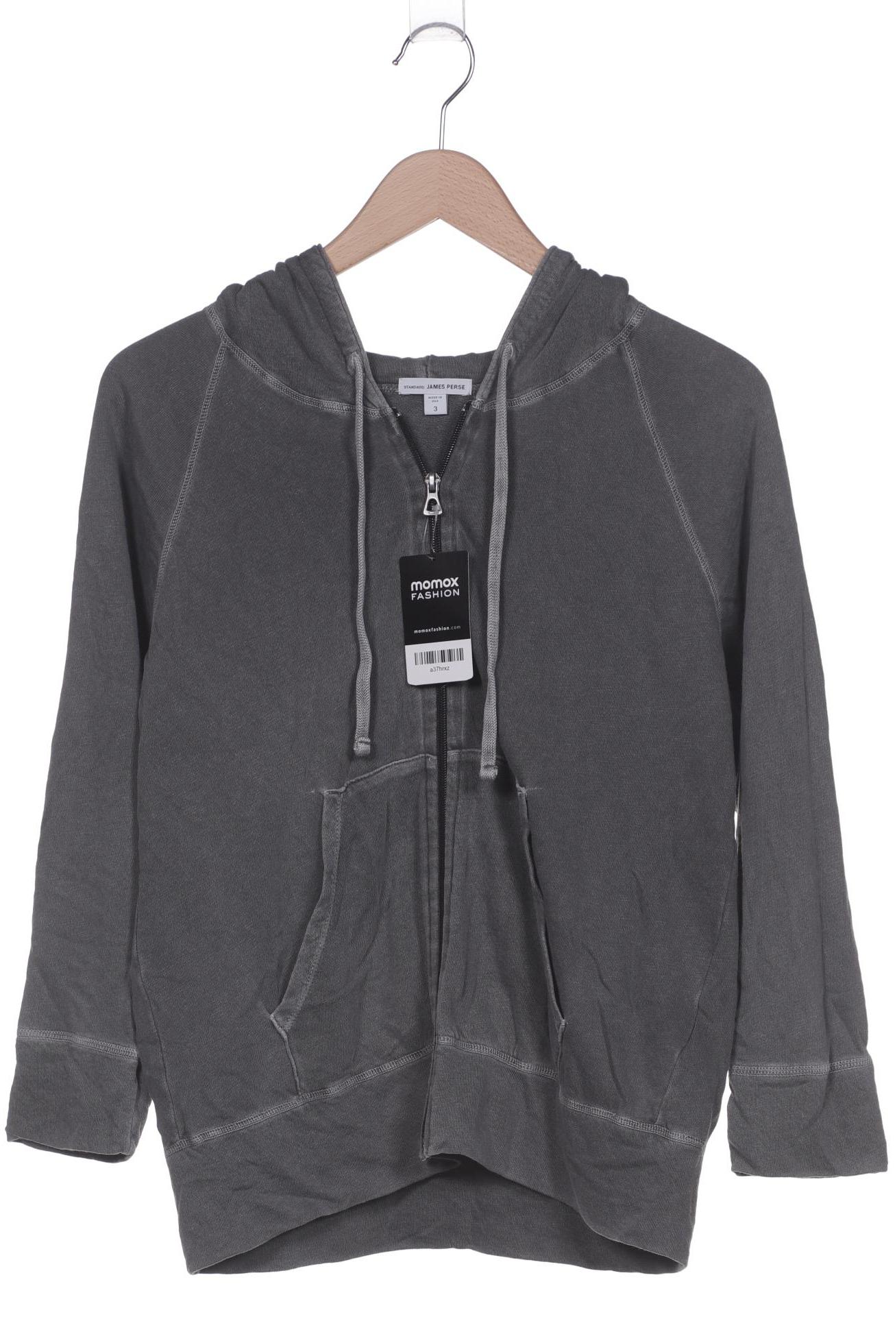 

James Perse Damen Kapuzenpullover, grau, Gr. 42