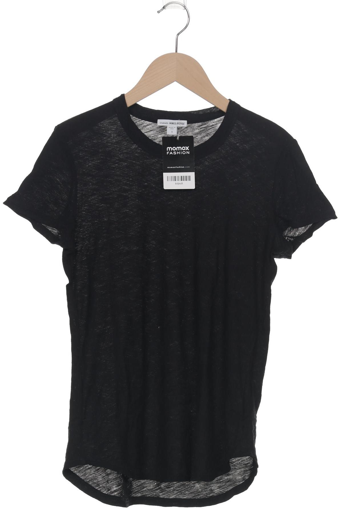 

James Perse Damen T-Shirt, schwarz, Gr. 36