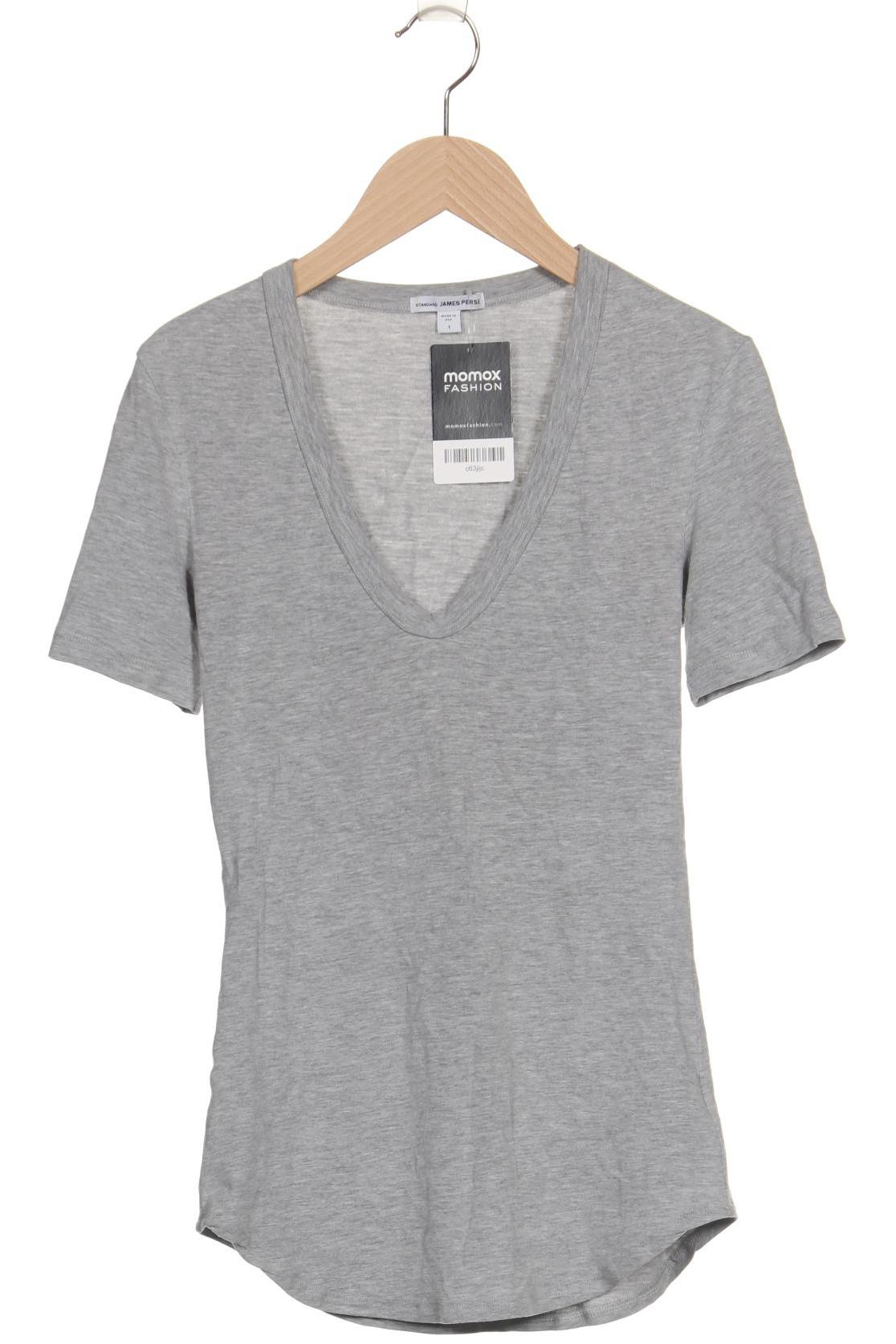 

James Perse Damen T-Shirt, grau, Gr. 36