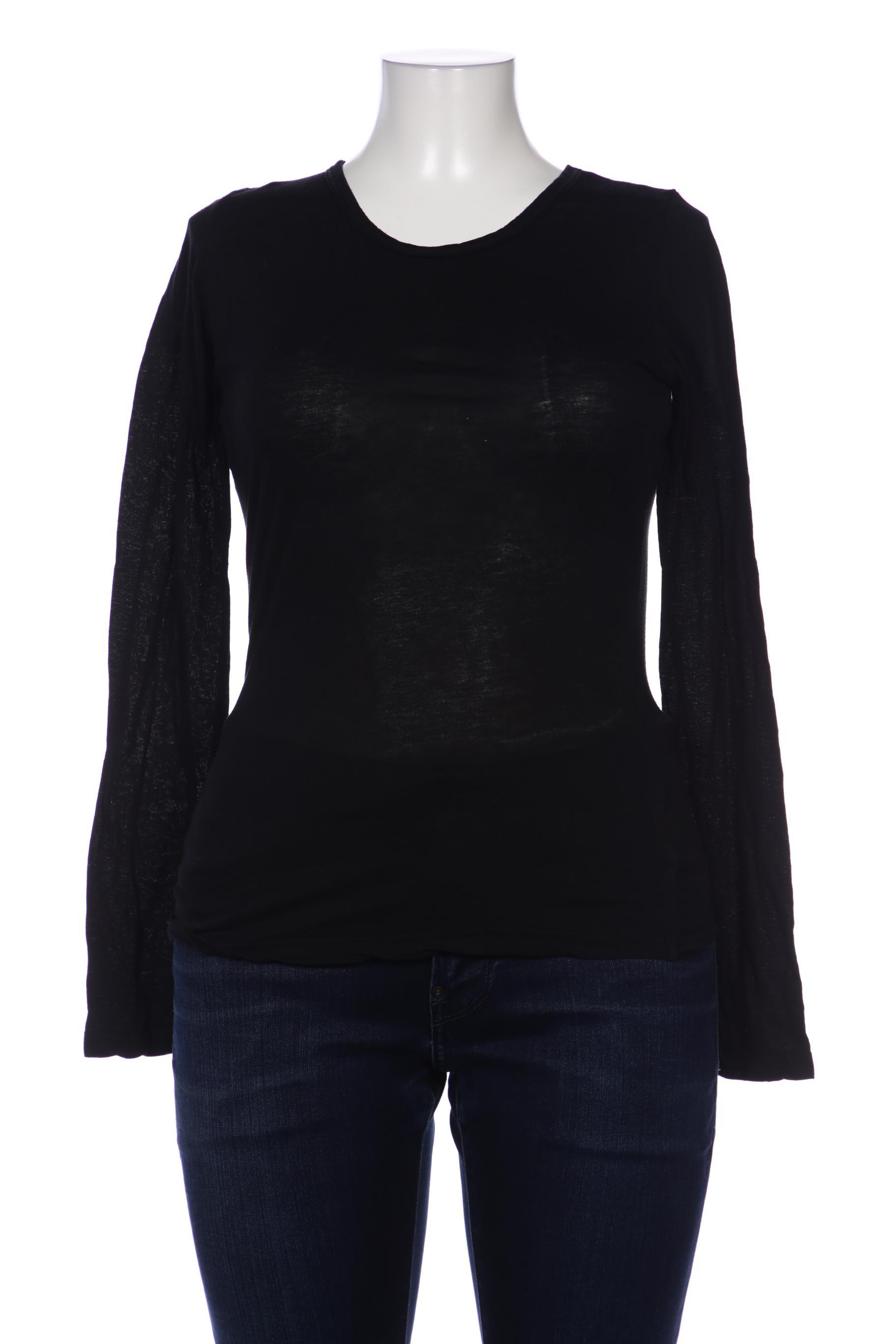 

James Perse Damen Langarmshirt, schwarz, Gr. 38